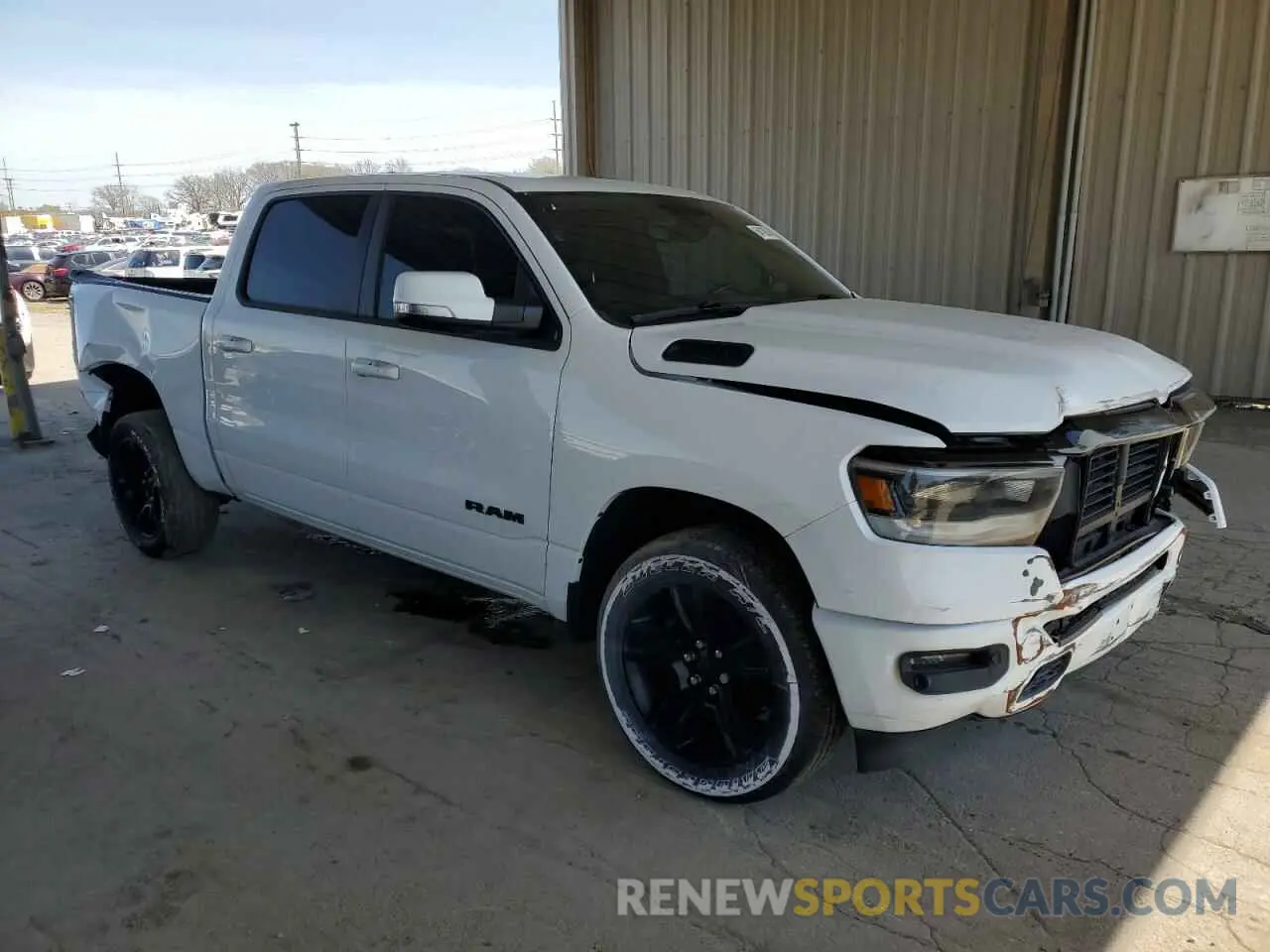 4 Photograph of a damaged car 1C6RRFFG0LN288573 RAM 1500 2020