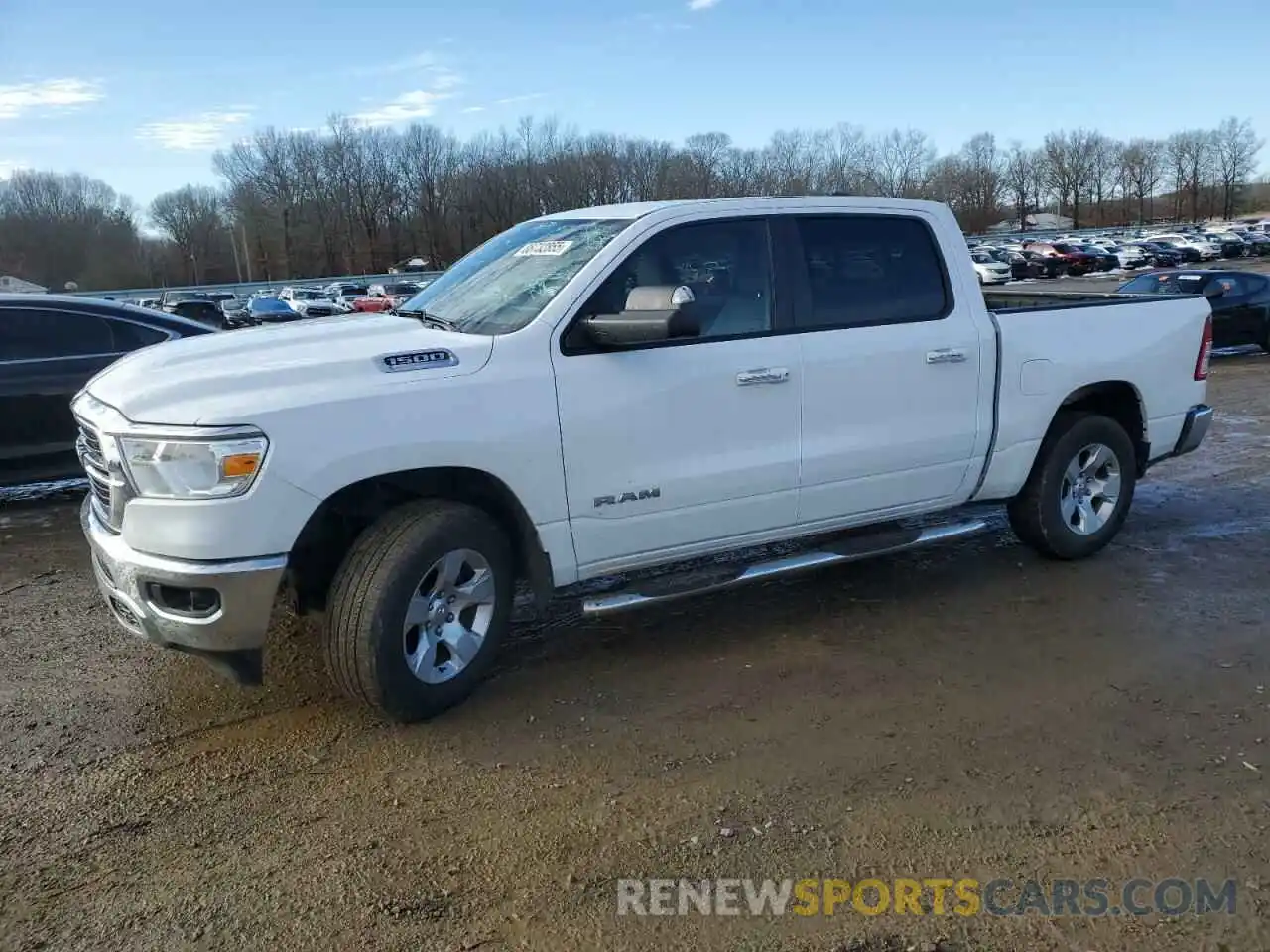 1 Photograph of a damaged car 1C6RRFFG0LN411689 RAM 1500 2020