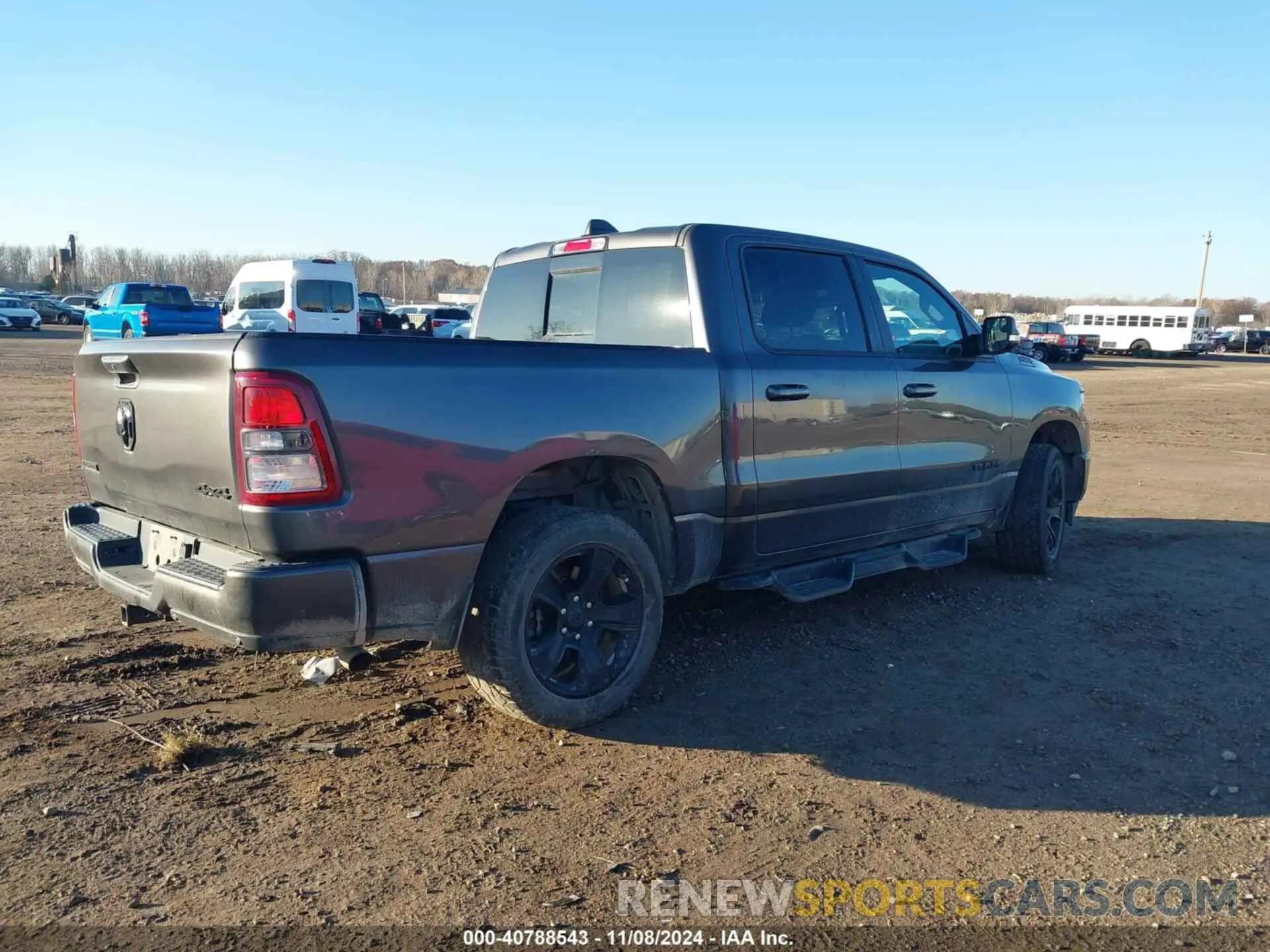 4 Photograph of a damaged car 1C6RRFFG2LN351429 RAM 1500 2020