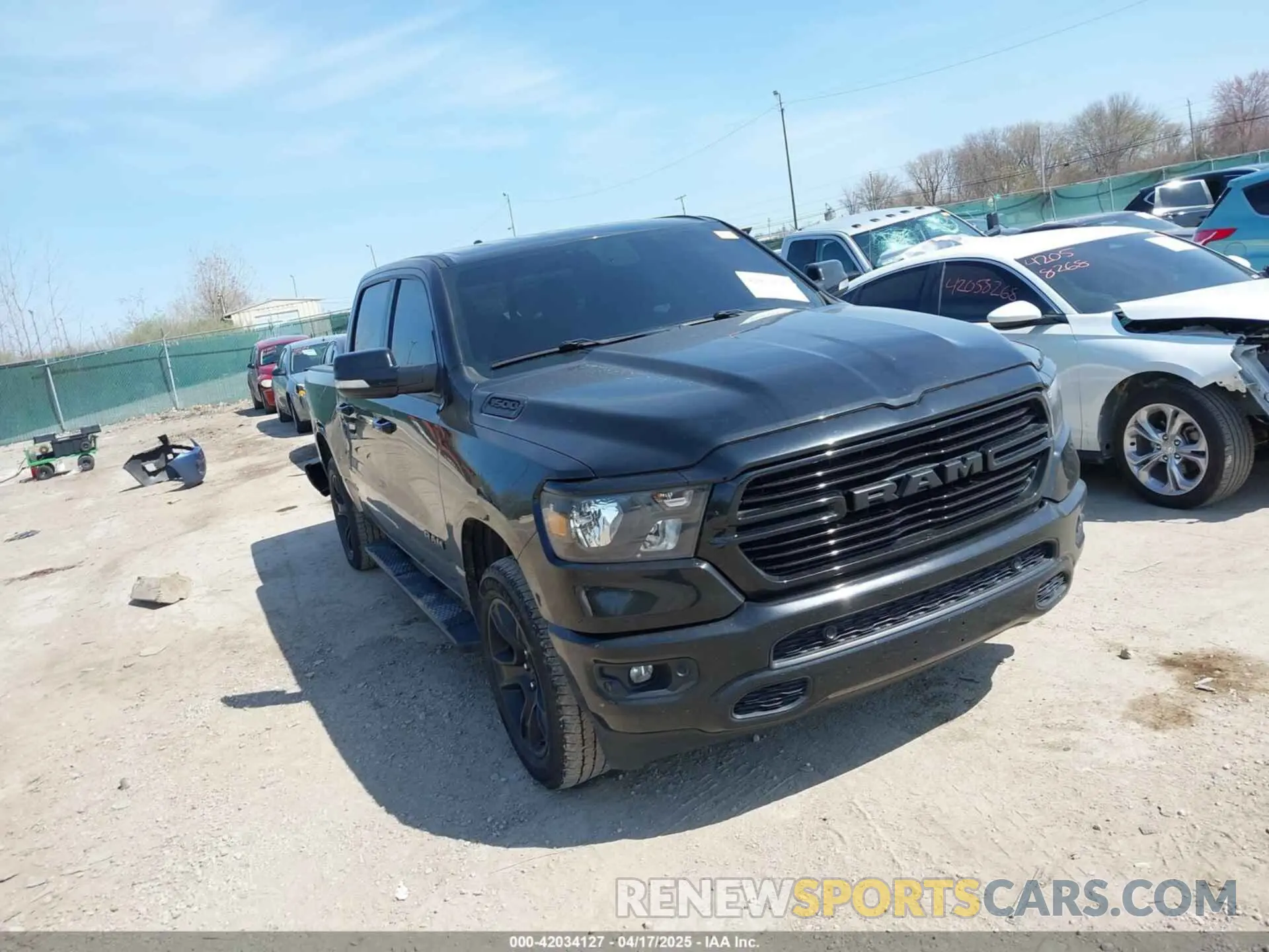 1 Photograph of a damaged car 1C6RRFFG5LN102946 RAM 1500 2020