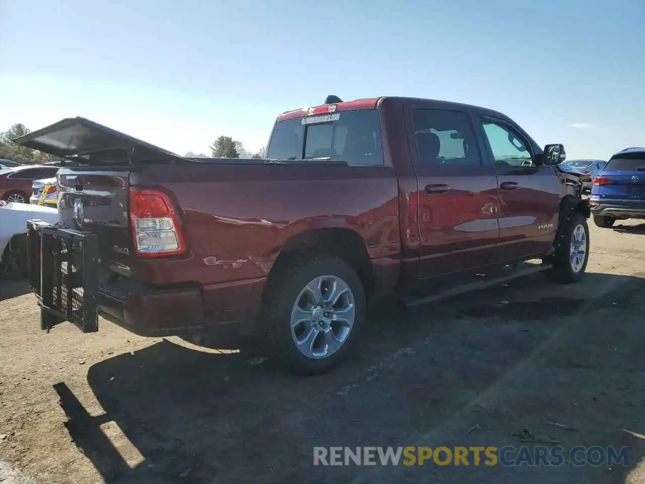 3 Photograph of a damaged car 1C6RRFFG6LN342698 RAM 1500 2020