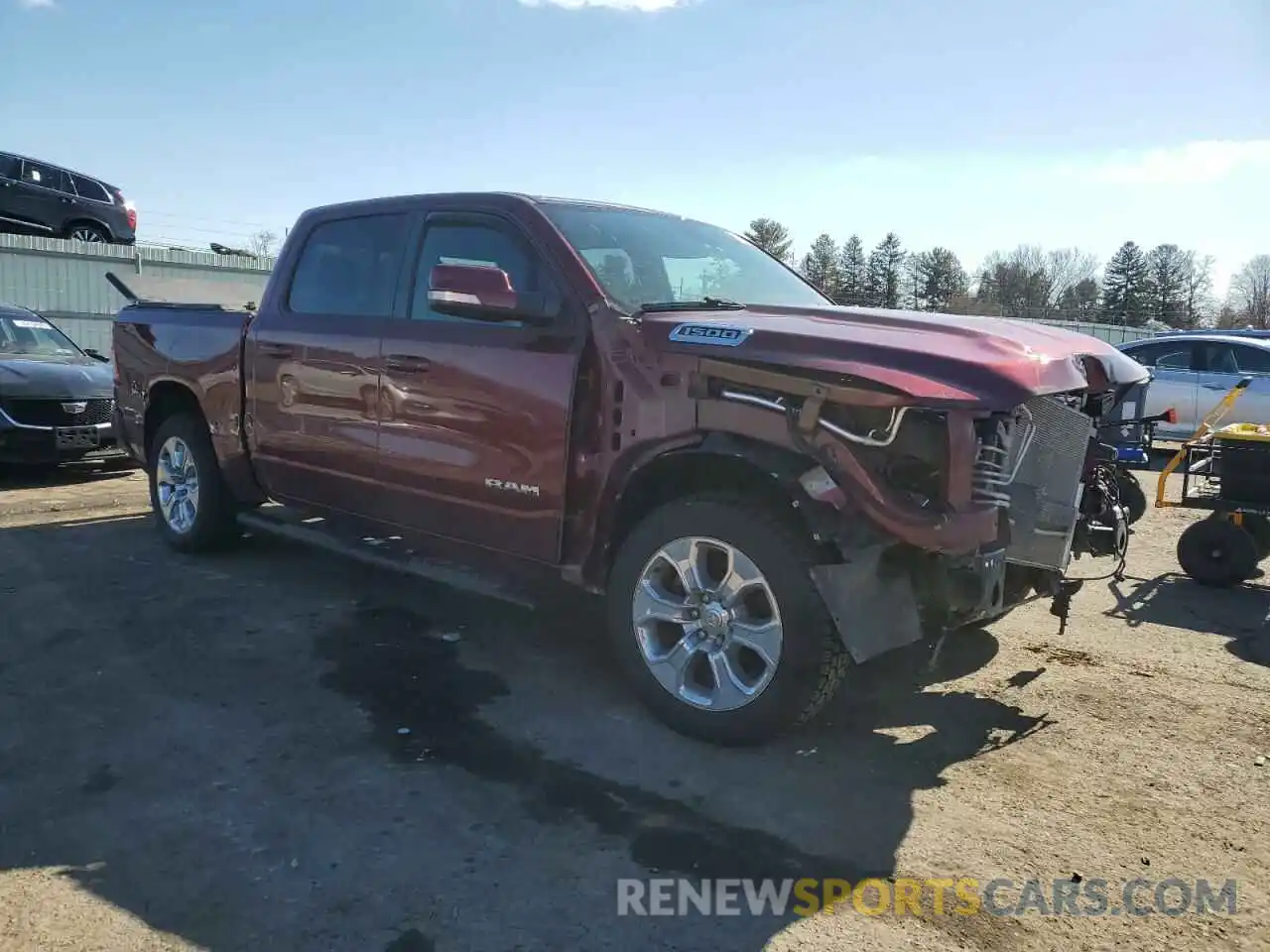 4 Photograph of a damaged car 1C6RRFFG6LN342698 RAM 1500 2020