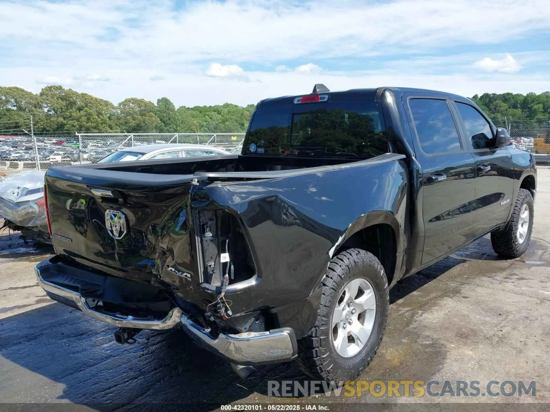 4 Photograph of a damaged car 1C6RRFFG8LN120583 RAM 1500 2020