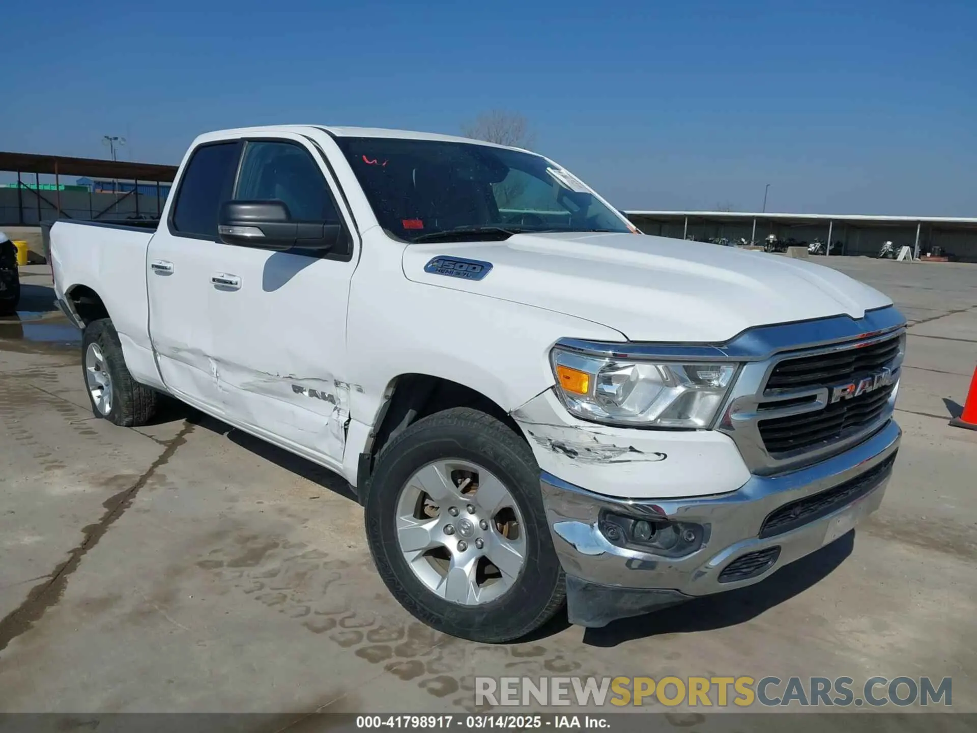 1 Photograph of a damaged car 1C6SRFBT0LN280249 RAM 1500 2020