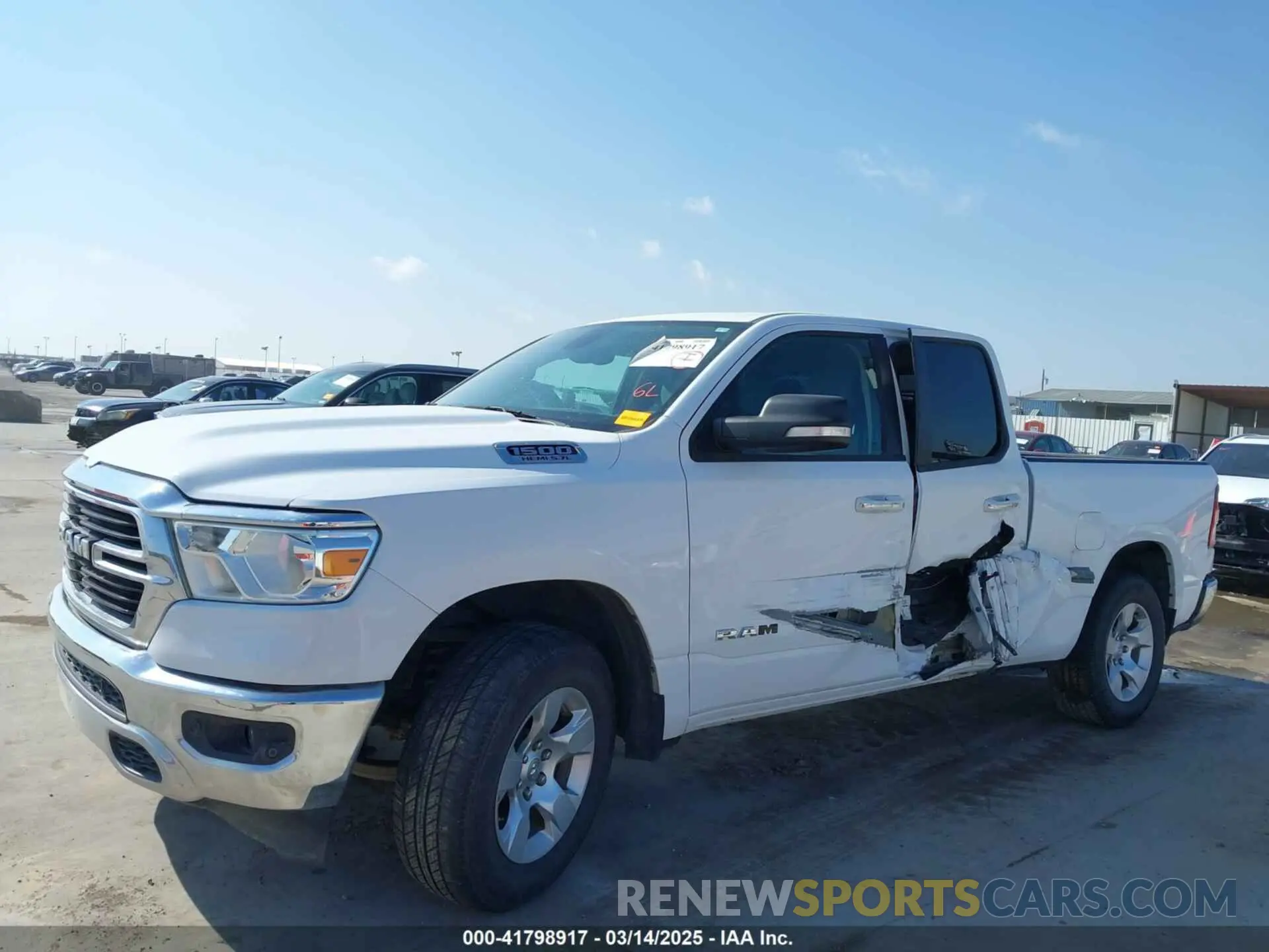 6 Photograph of a damaged car 1C6SRFBT0LN280249 RAM 1500 2020