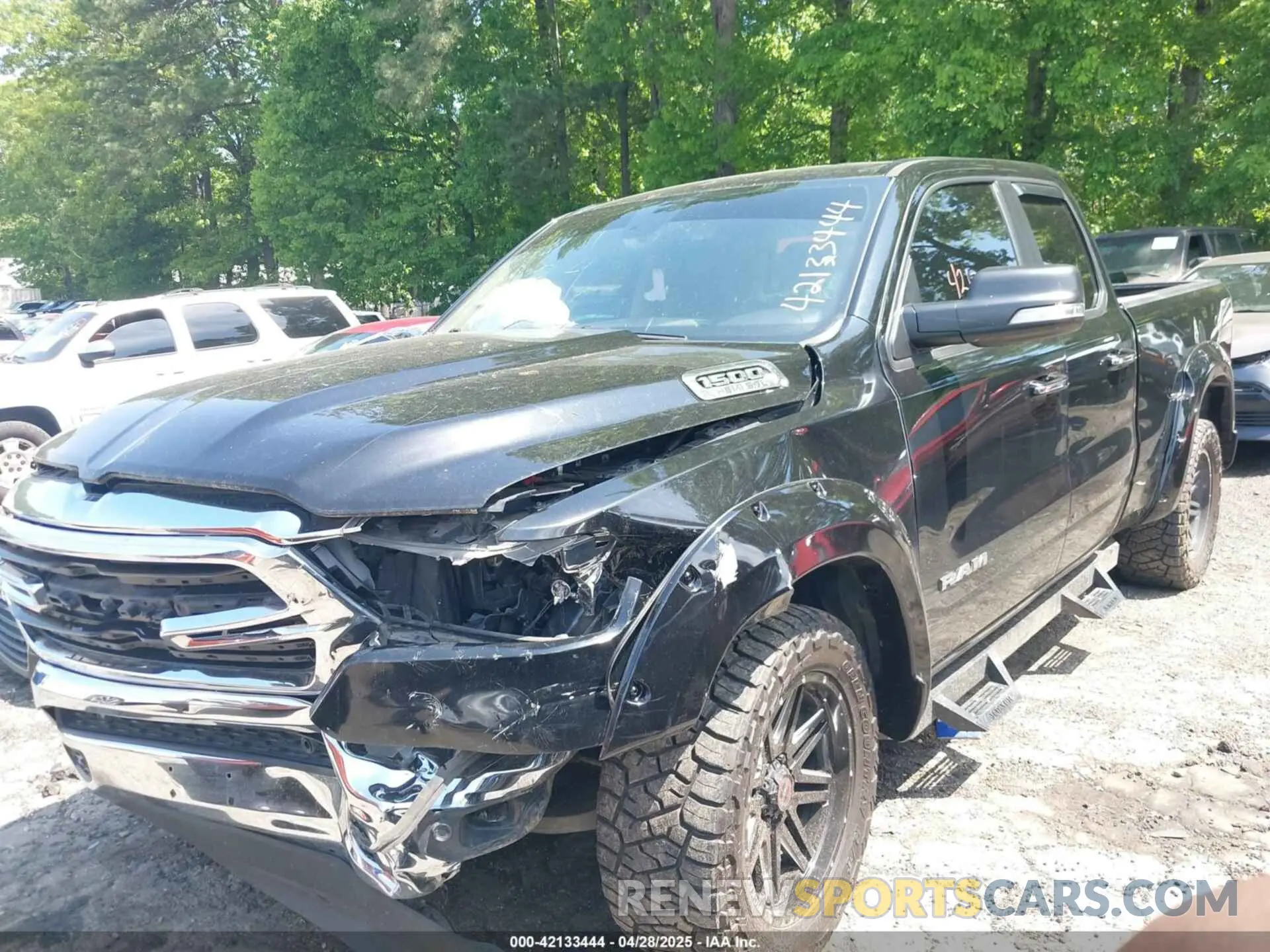 2 Photograph of a damaged car 1C6SRFBT0LN280347 RAM 1500 2020