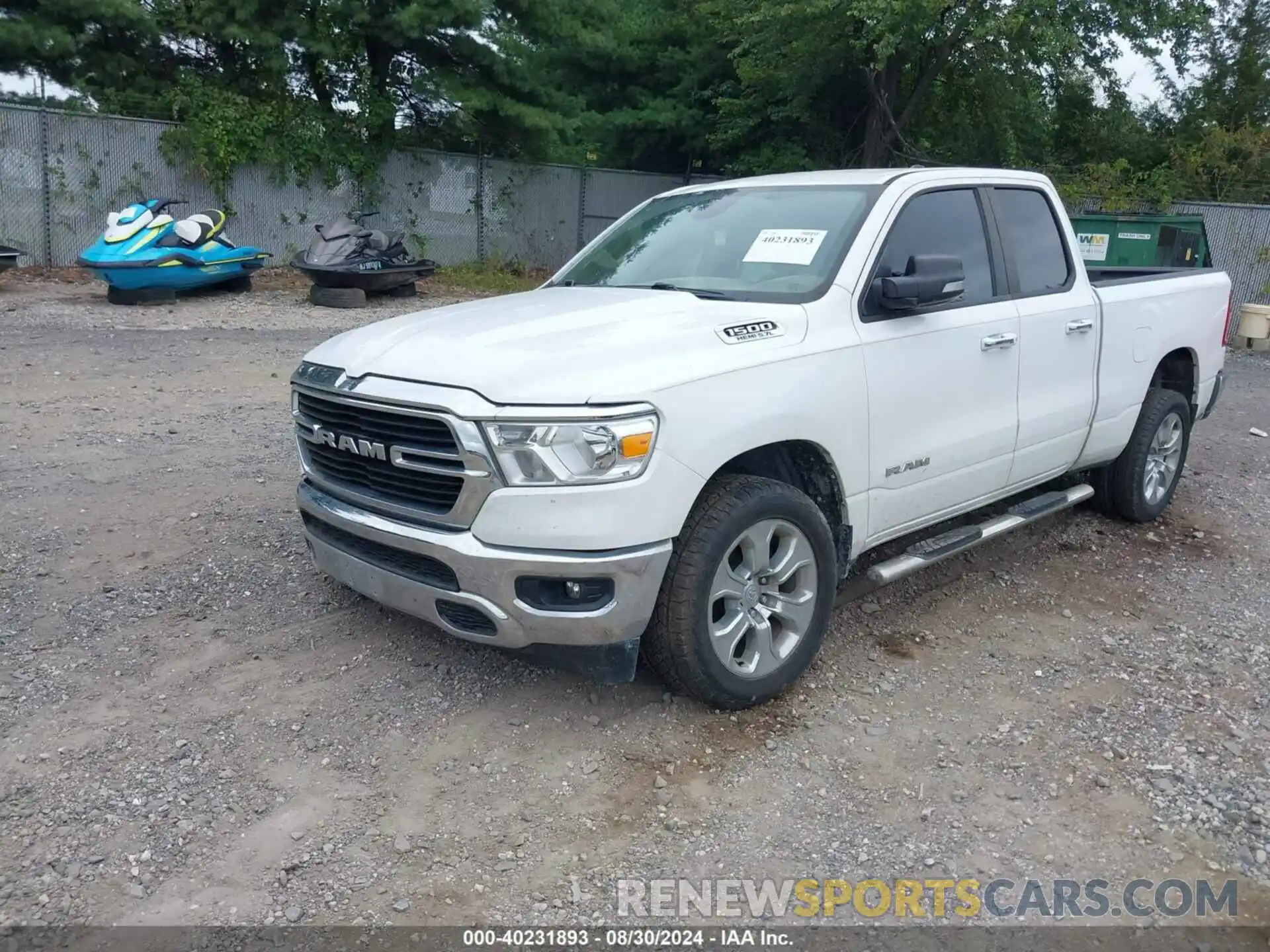 2 Photograph of a damaged car 1C6SRFBT2LN213975 RAM 1500 2020