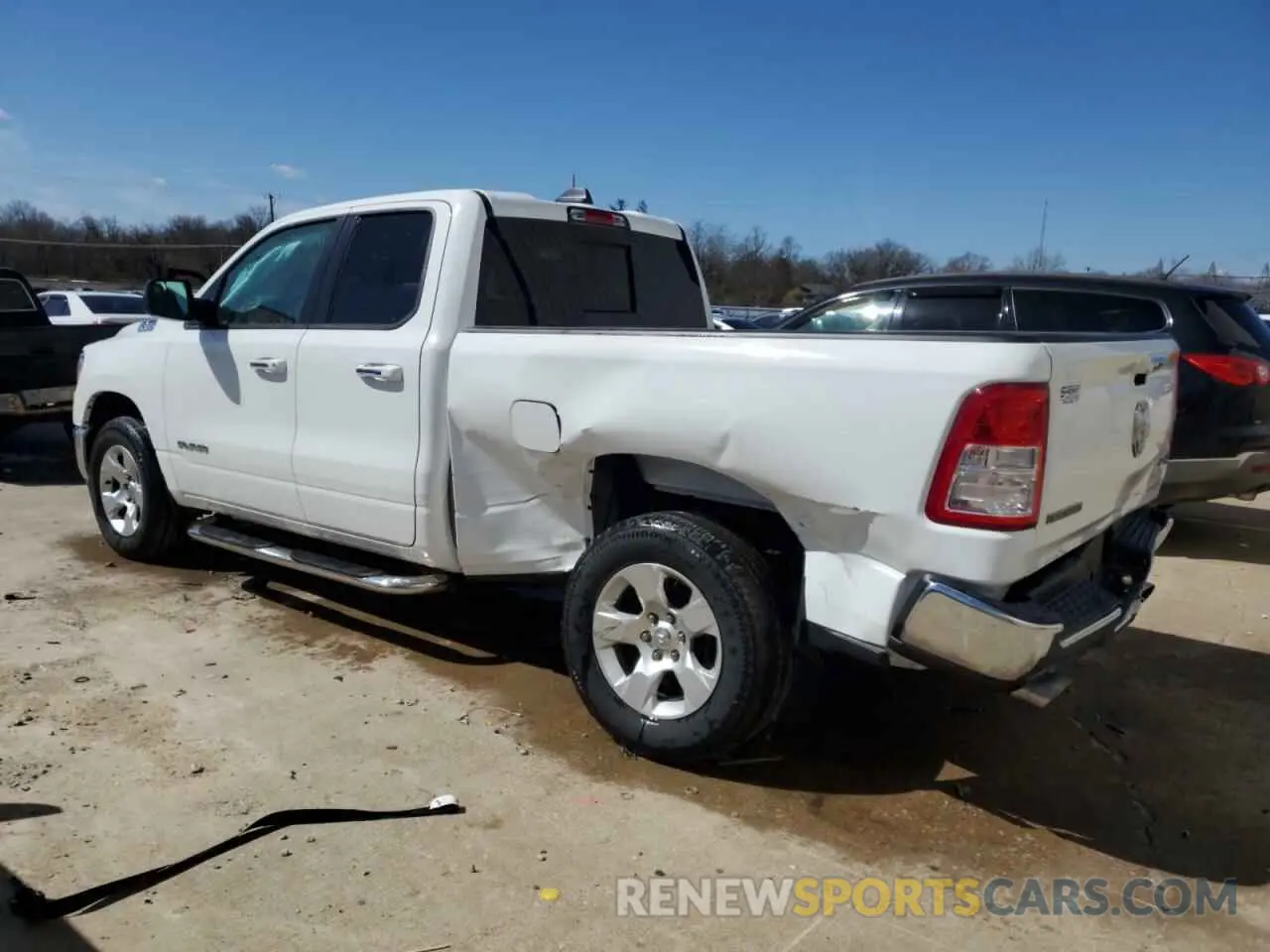 2 Photograph of a damaged car 1C6SRFBT2LN371989 RAM 1500 2020