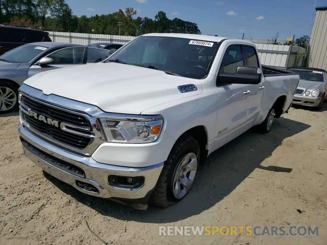 1 Photograph of a damaged car 1C6SRFBT3LN166200 RAM 1500 2020