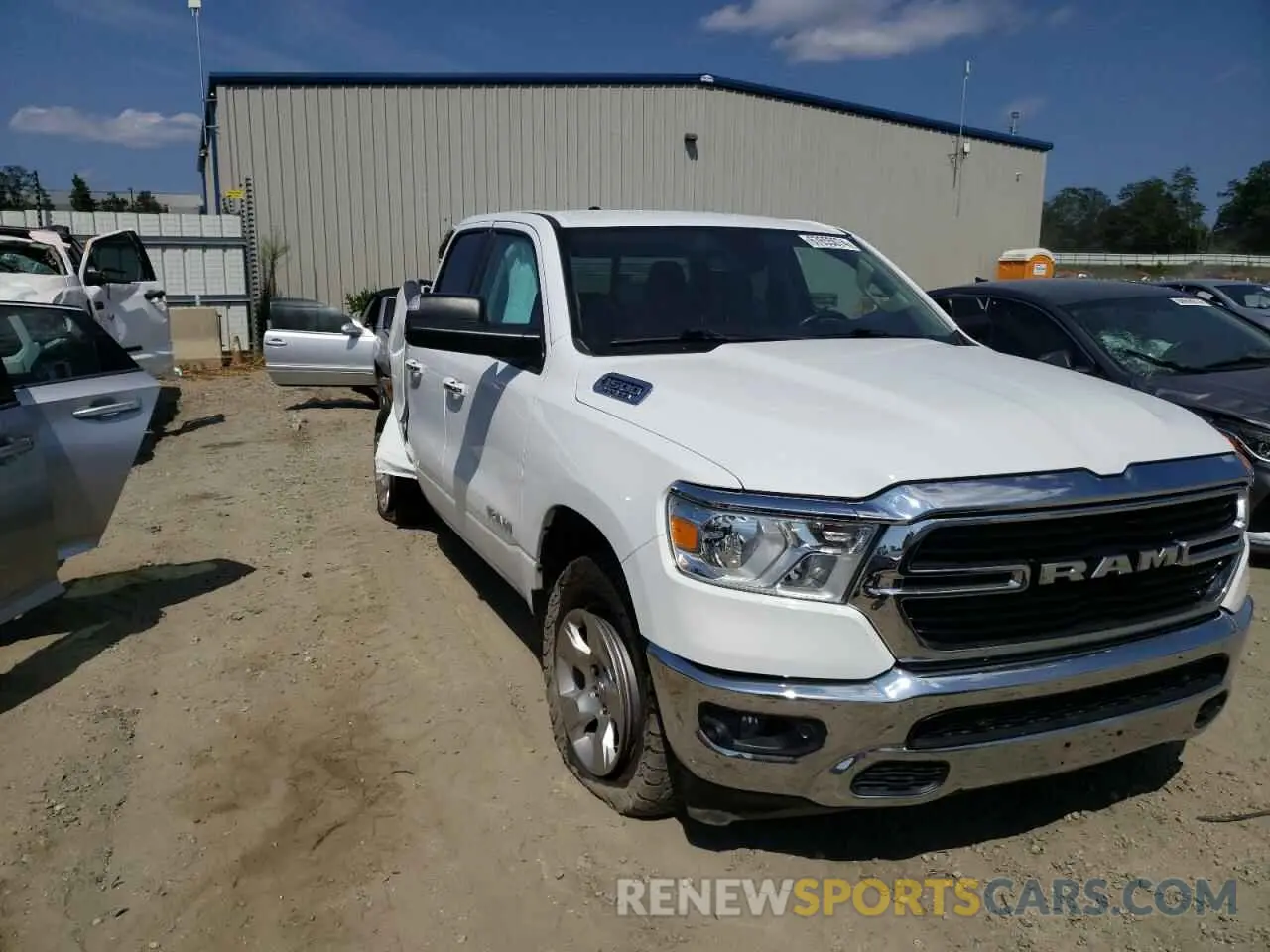 4 Photograph of a damaged car 1C6SRFBT3LN166200 RAM 1500 2020
