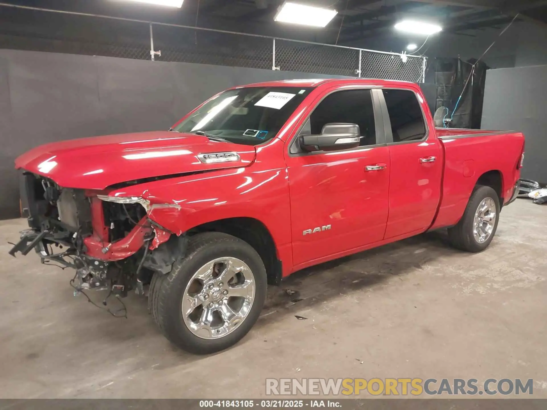2 Photograph of a damaged car 1C6SRFBT3LN222815 RAM 1500 2020