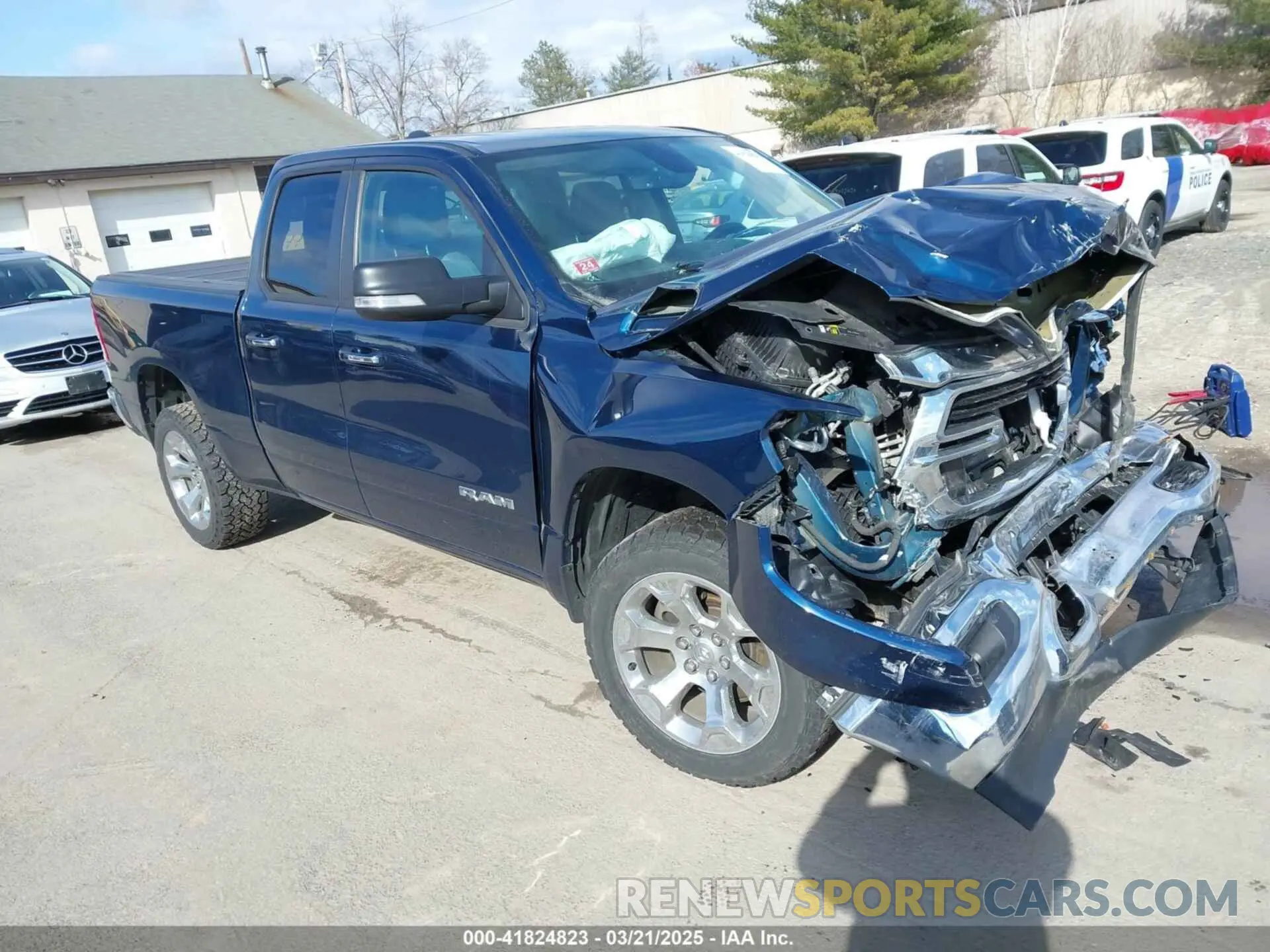 1 Photograph of a damaged car 1C6SRFBT4LN224251 RAM 1500 2020