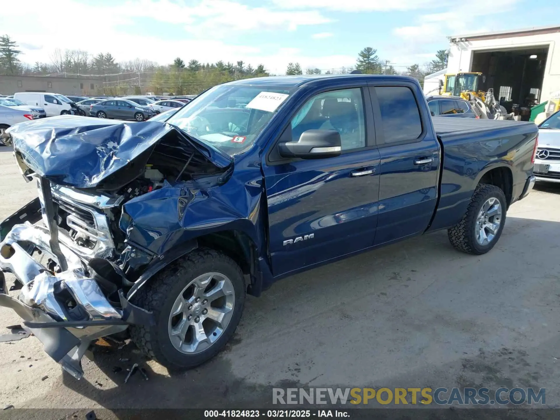 2 Photograph of a damaged car 1C6SRFBT4LN224251 RAM 1500 2020