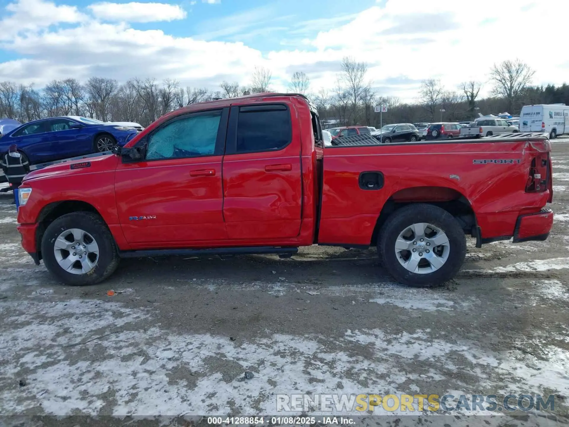 14 Photograph of a damaged car 1C6SRFBT5LN175643 RAM 1500 2020