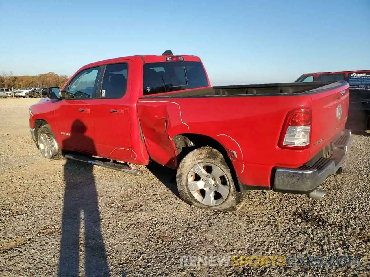 2 Photograph of a damaged car 1C6SRFBT5LN404029 RAM 1500 2020