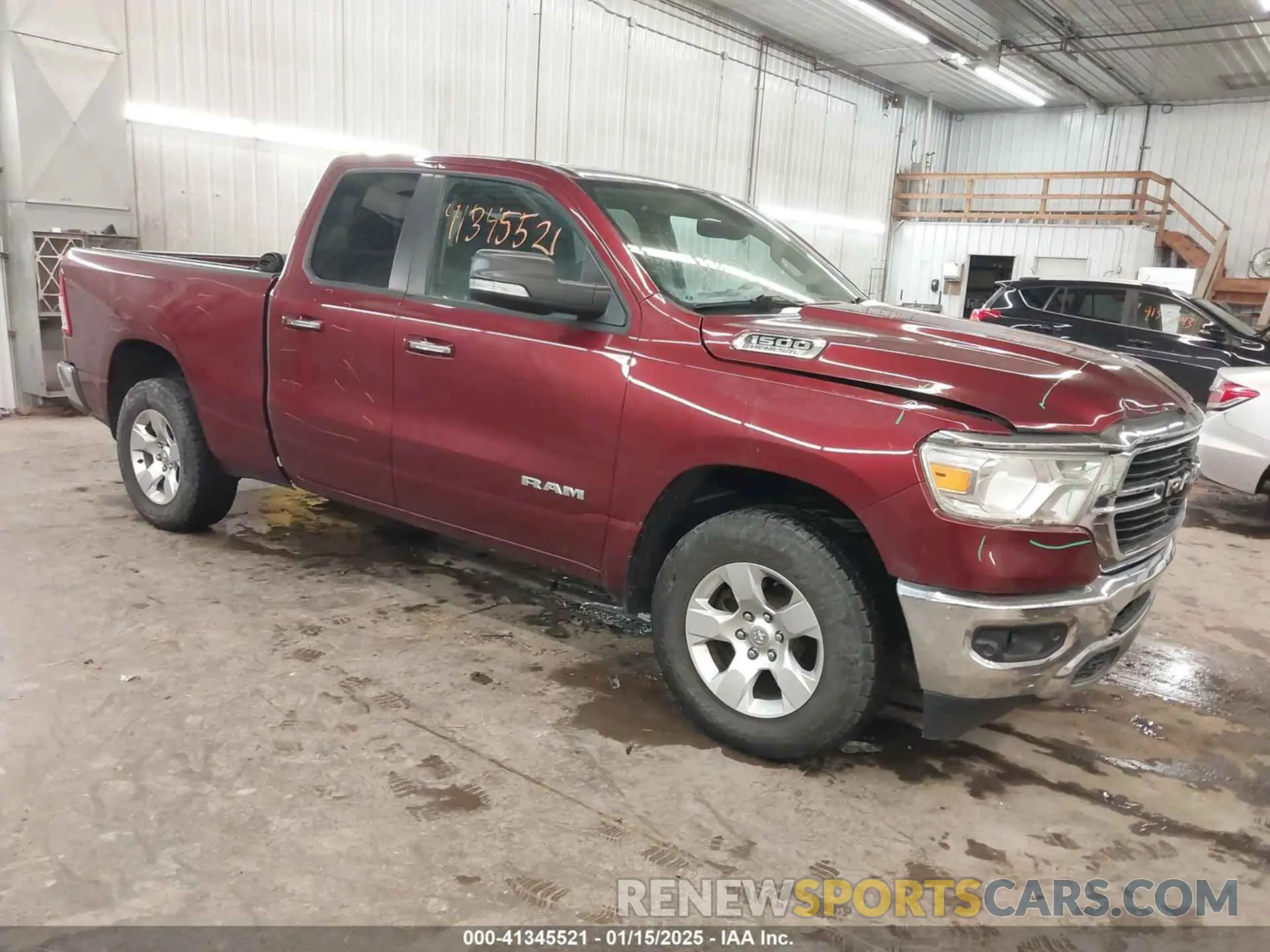 1 Photograph of a damaged car 1C6SRFBT6LN110557 RAM 1500 2020