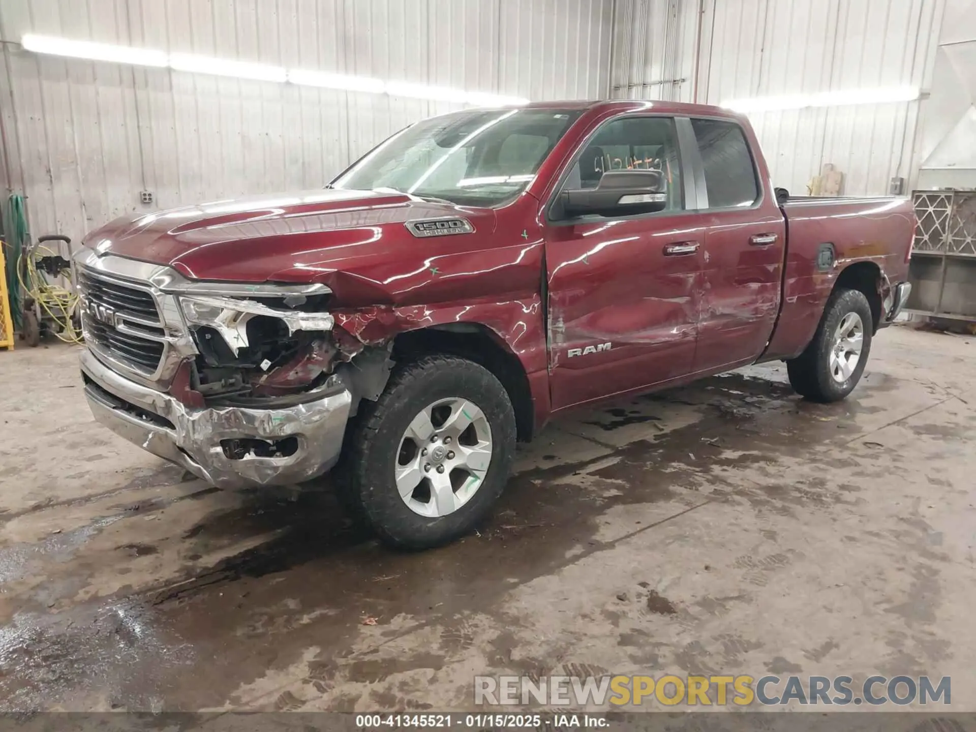 2 Photograph of a damaged car 1C6SRFBT6LN110557 RAM 1500 2020