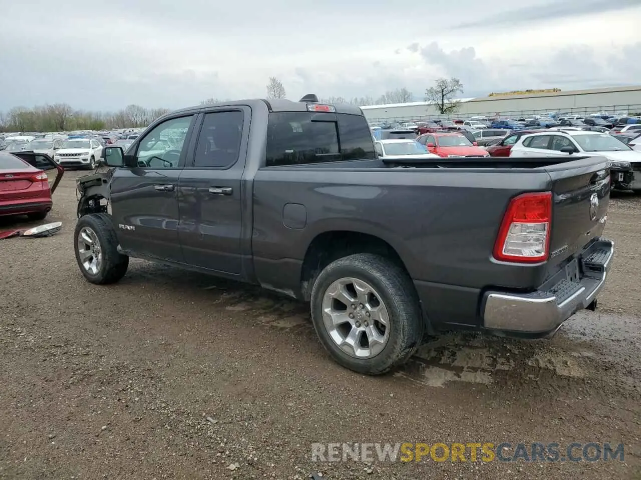 2 Photograph of a damaged car 1C6SRFBT6LN136768 RAM 1500 2020