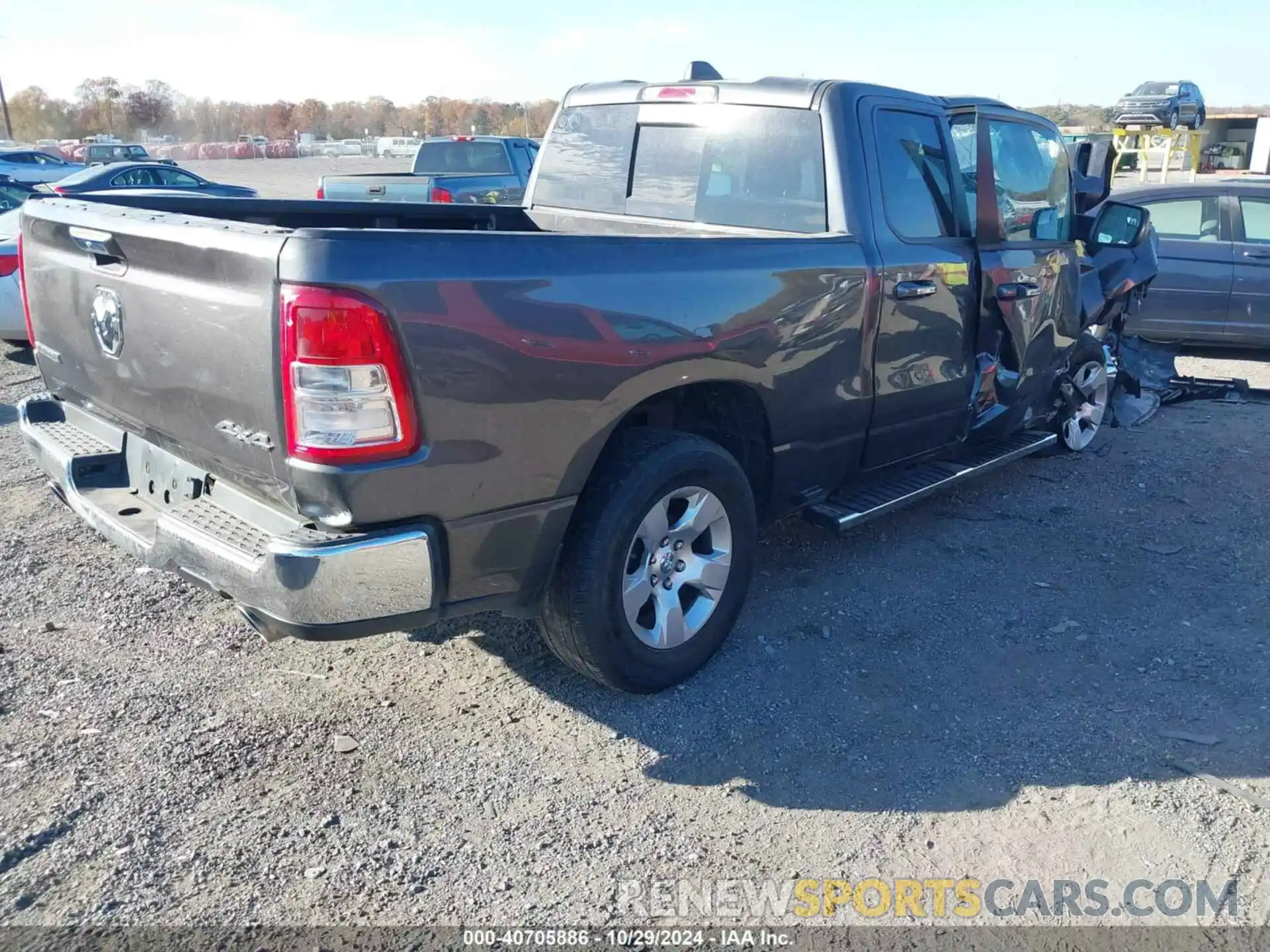 4 Photograph of a damaged car 1C6SRFBT7LN190385 RAM 1500 2020