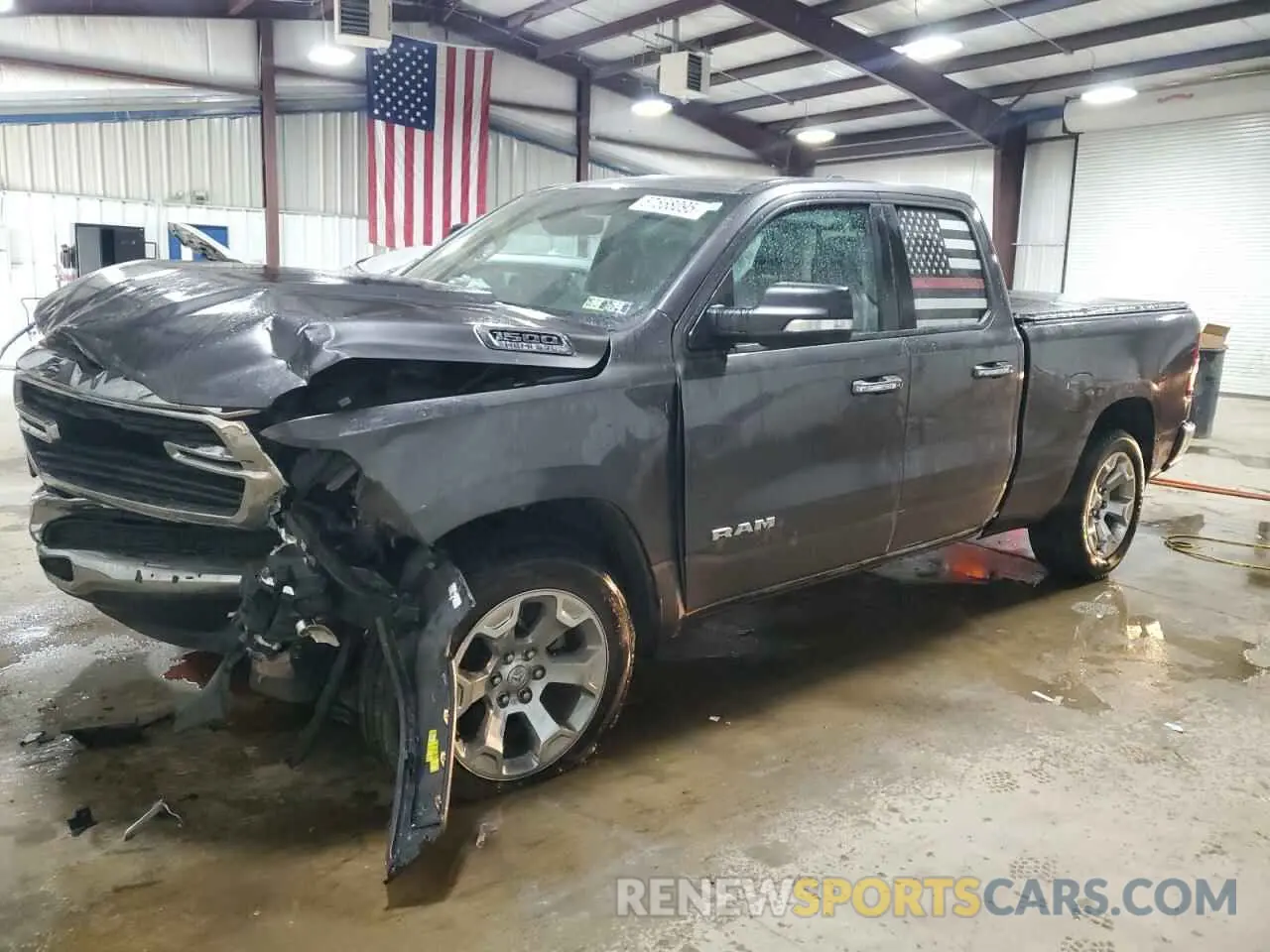 1 Photograph of a damaged car 1C6SRFBT8LN120507 RAM 1500 2020