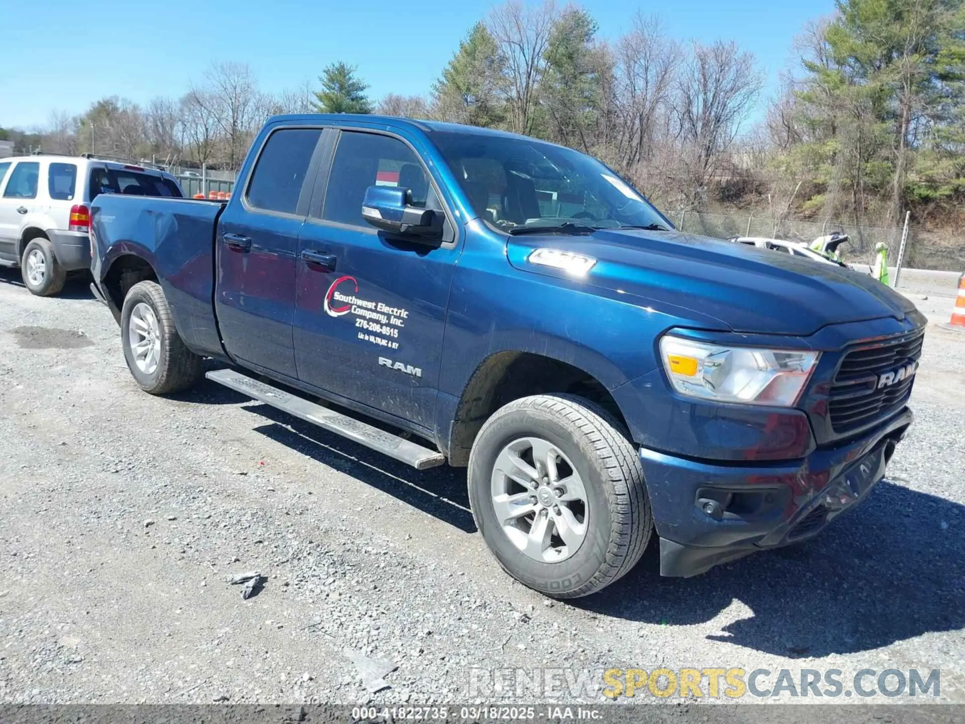 1 Photograph of a damaged car 1C6SRFBTXLN415091 RAM 1500 2020