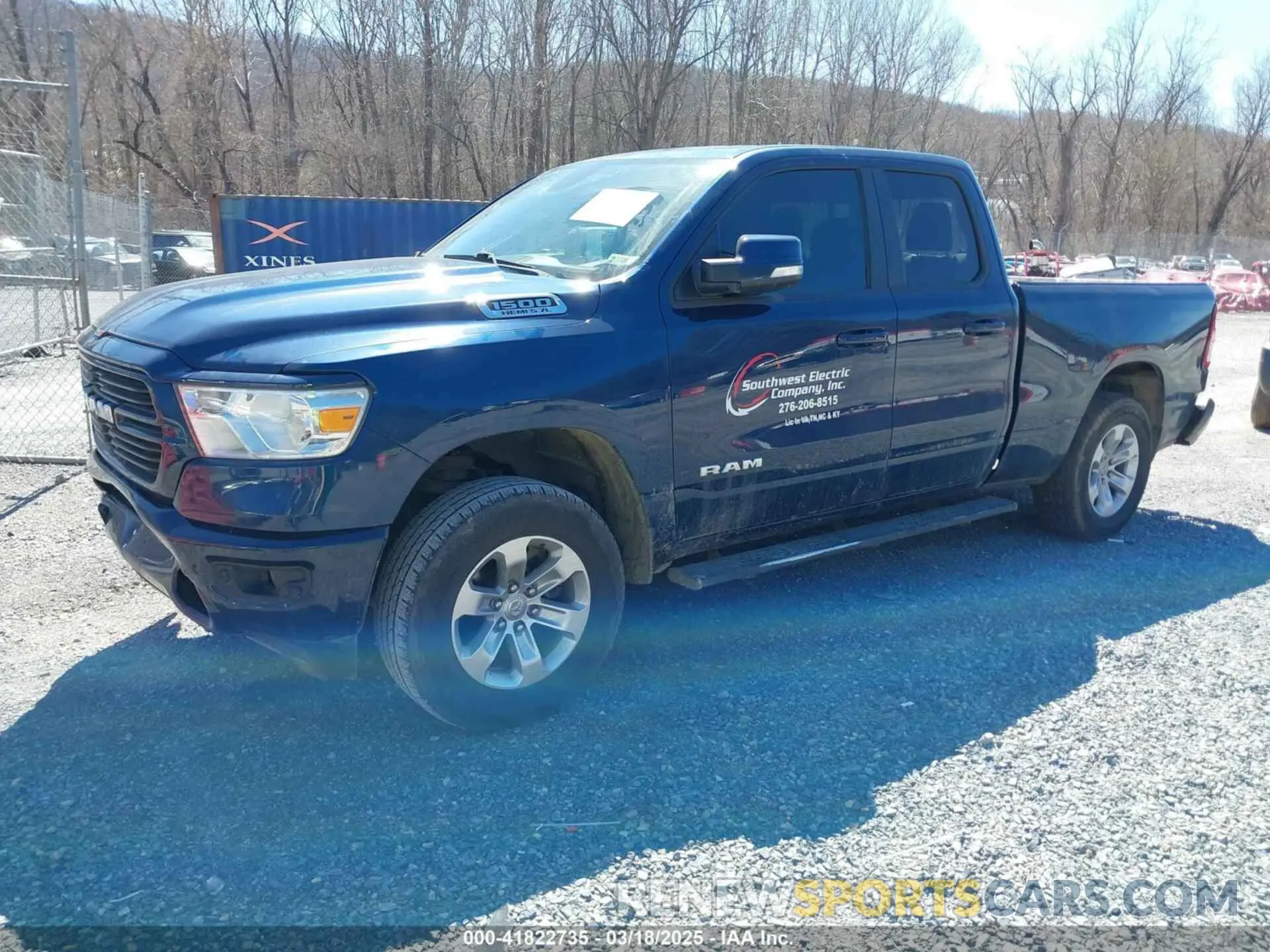 2 Photograph of a damaged car 1C6SRFBTXLN415091 RAM 1500 2020