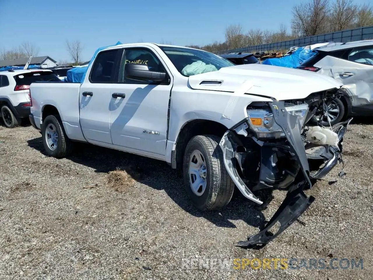 4 Photograph of a damaged car 1C6SRFCT2LN239927 RAM 1500 2020