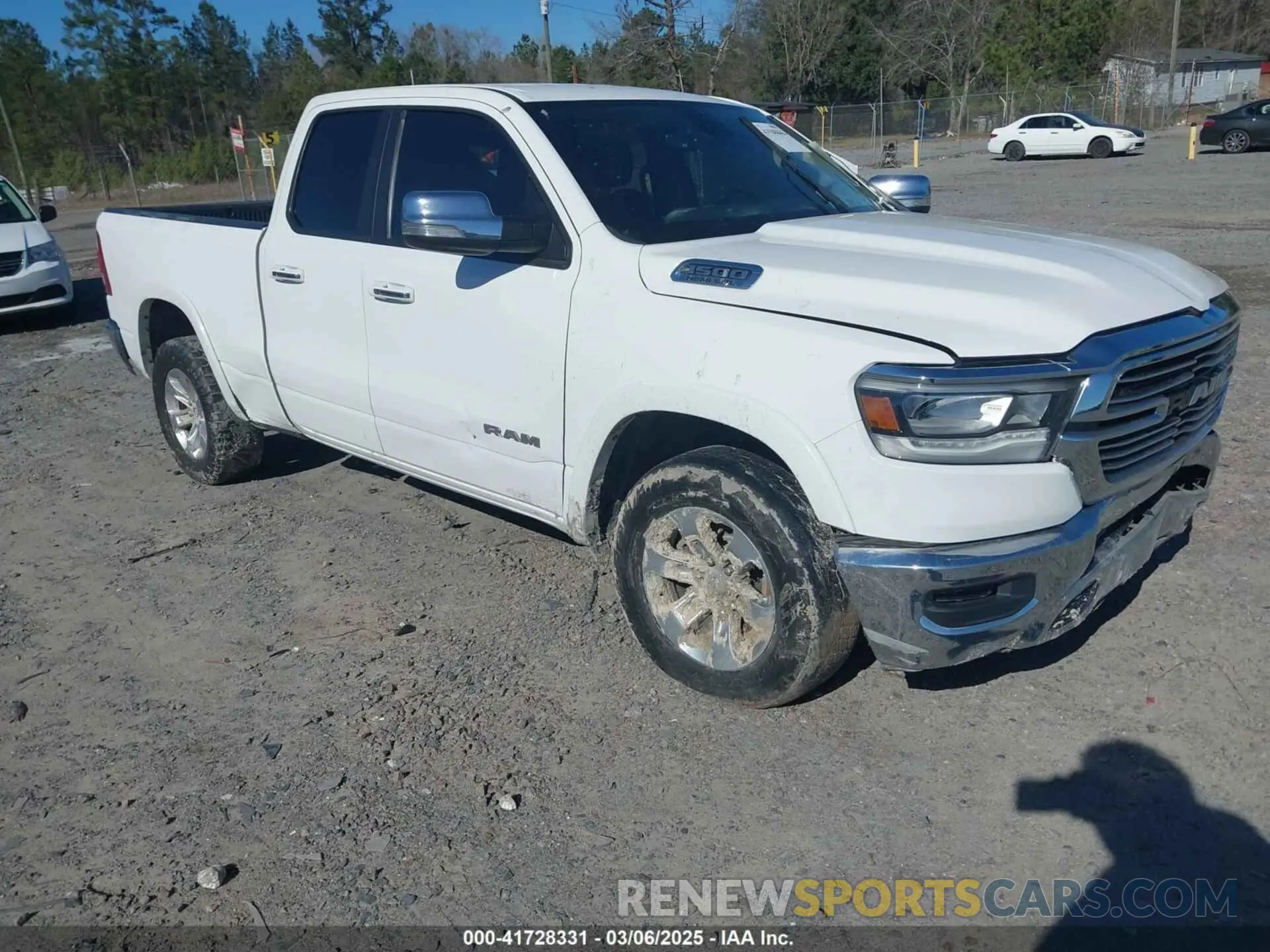 1 Photograph of a damaged car 1C6SRFDT8LN281291 RAM 1500 2020