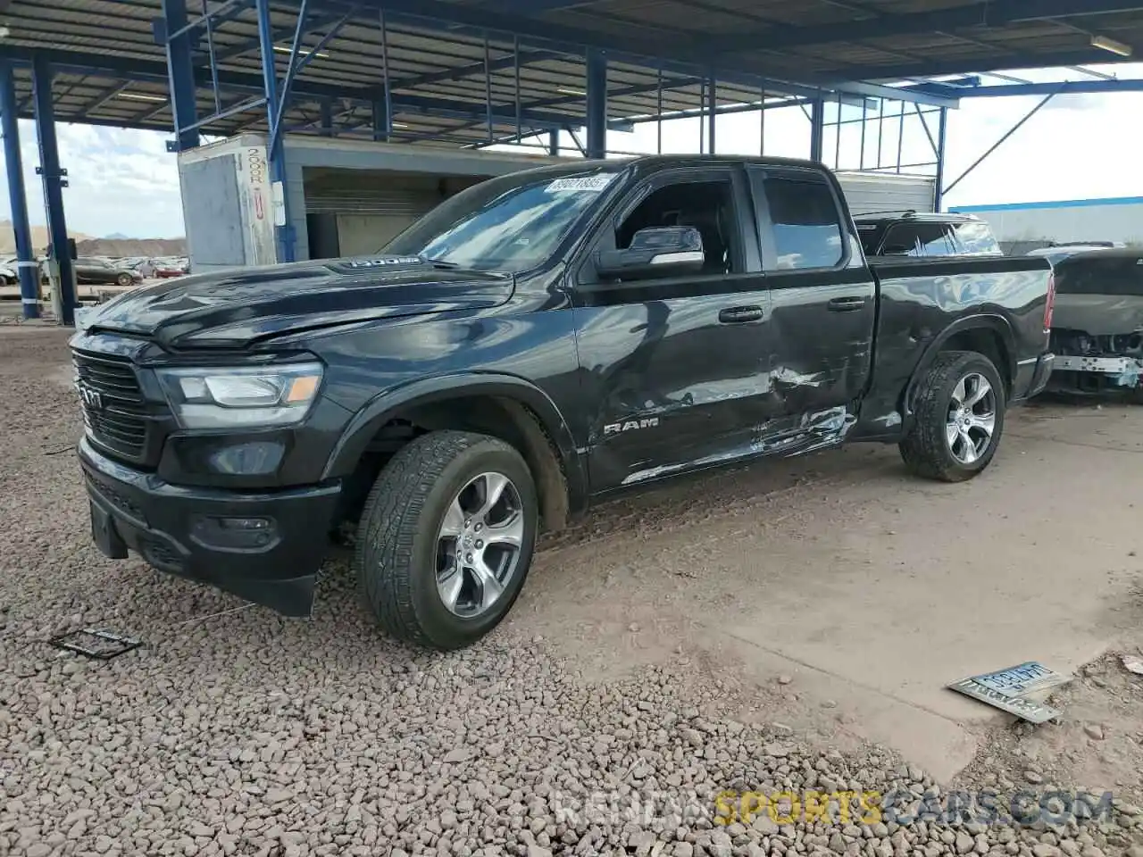 1 Photograph of a damaged car 1C6SRFDT9LN162021 RAM 1500 2020