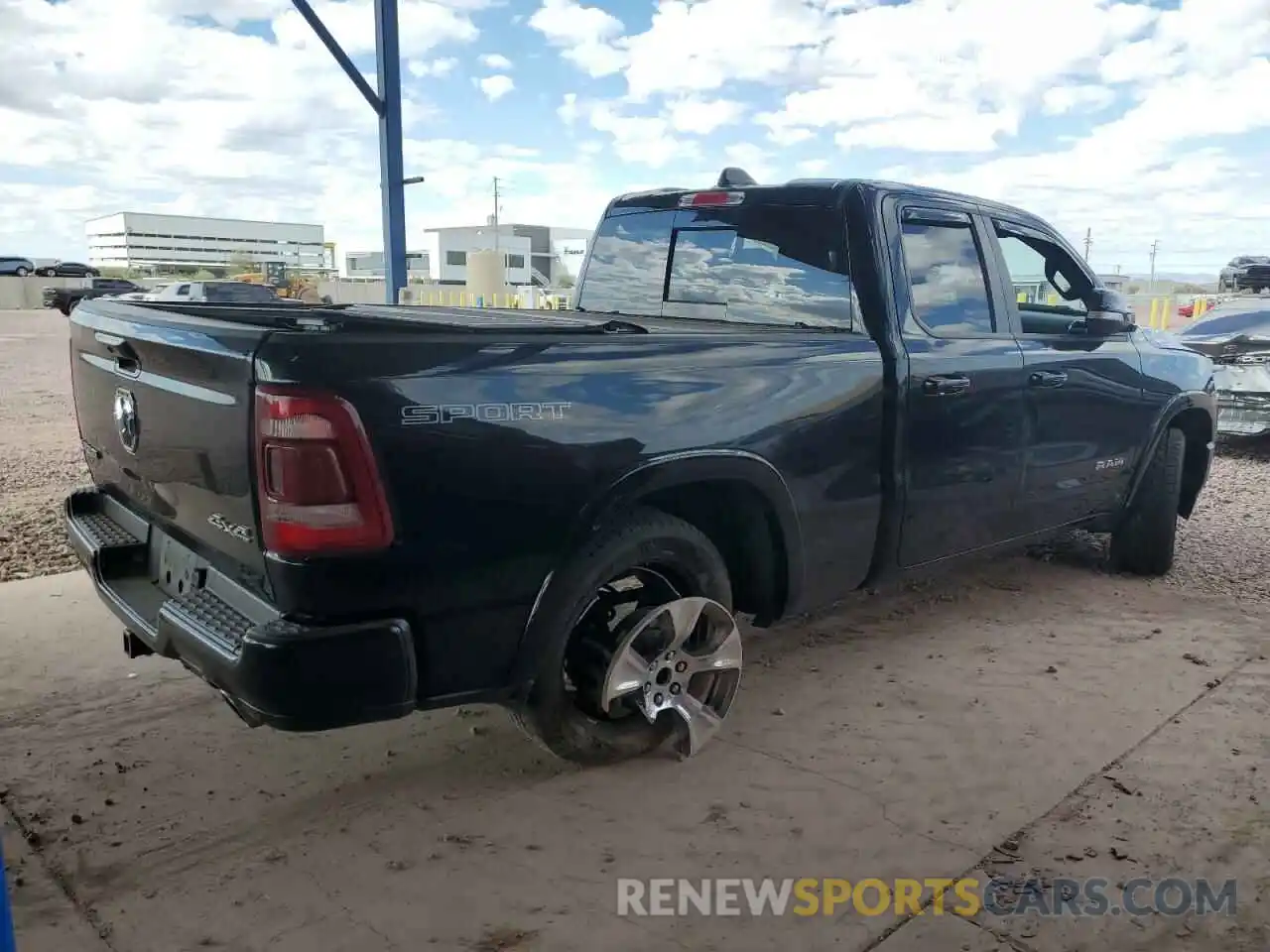 3 Photograph of a damaged car 1C6SRFDT9LN162021 RAM 1500 2020