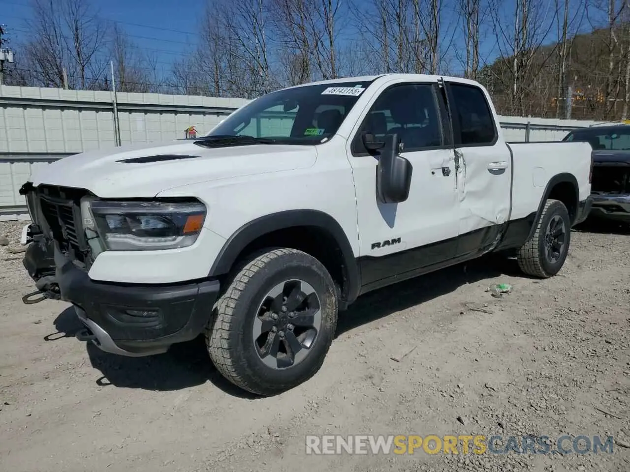 1 Photograph of a damaged car 1C6SRFETXLN322535 RAM 1500 2020