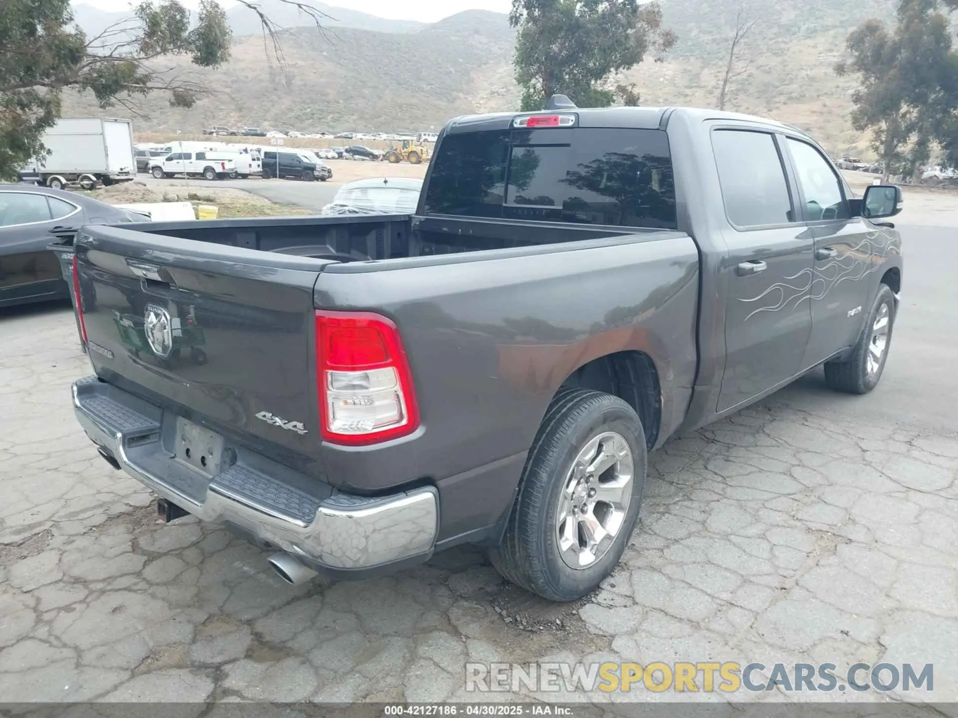 4 Photograph of a damaged car 1C6SRFFM0LN248291 RAM 1500 2020