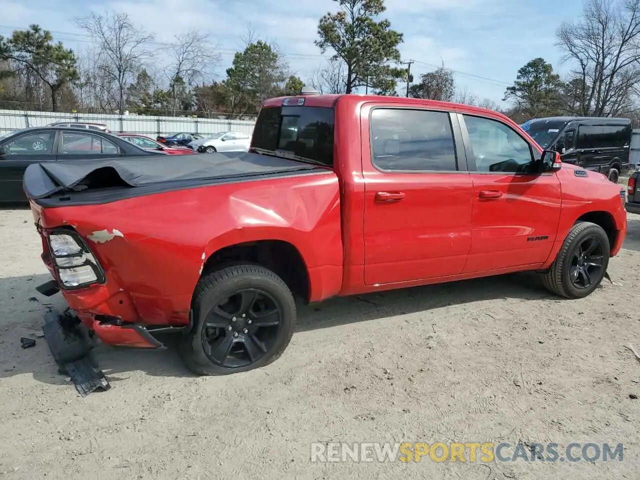 3 Photograph of a damaged car 1C6SRFFT0LN174670 RAM 1500 2020