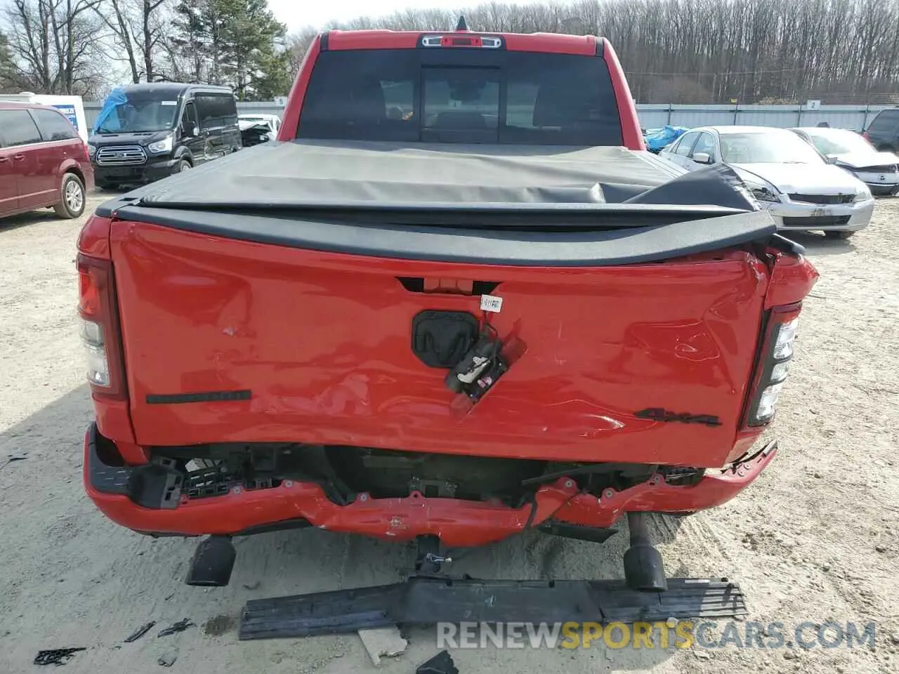 6 Photograph of a damaged car 1C6SRFFT0LN174670 RAM 1500 2020