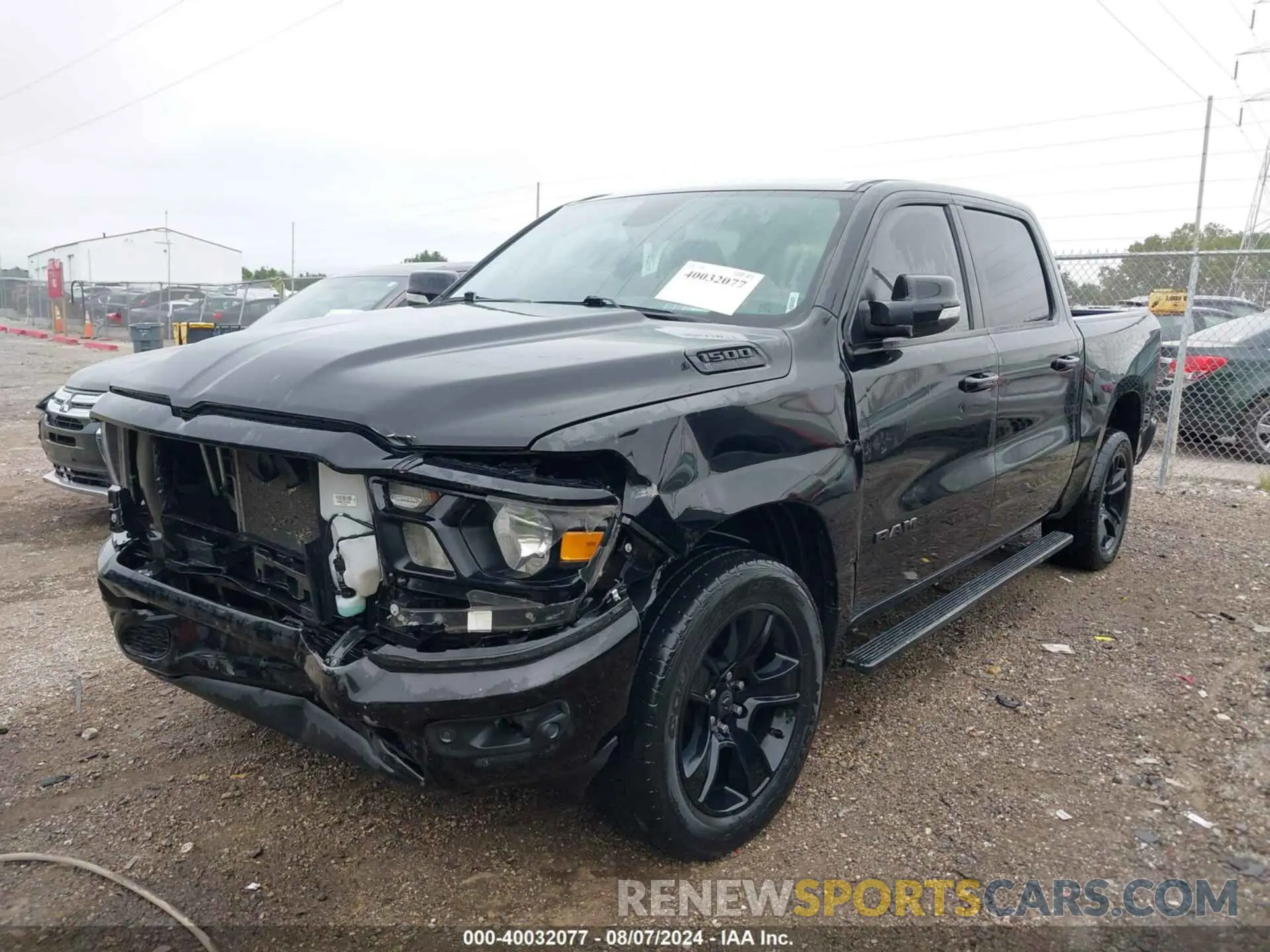 2 Photograph of a damaged car 1C6SRFFT0LN216433 RAM 1500 2020