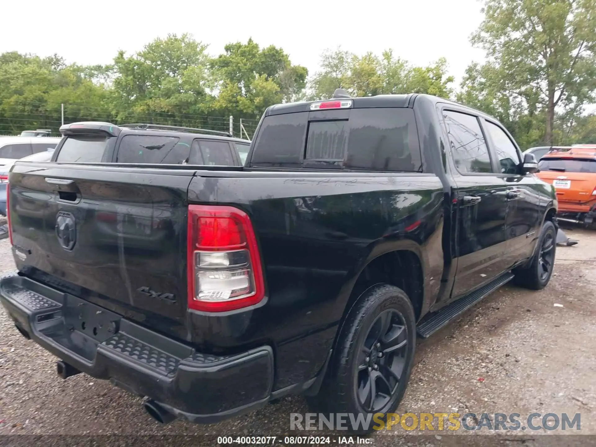 4 Photograph of a damaged car 1C6SRFFT0LN216433 RAM 1500 2020