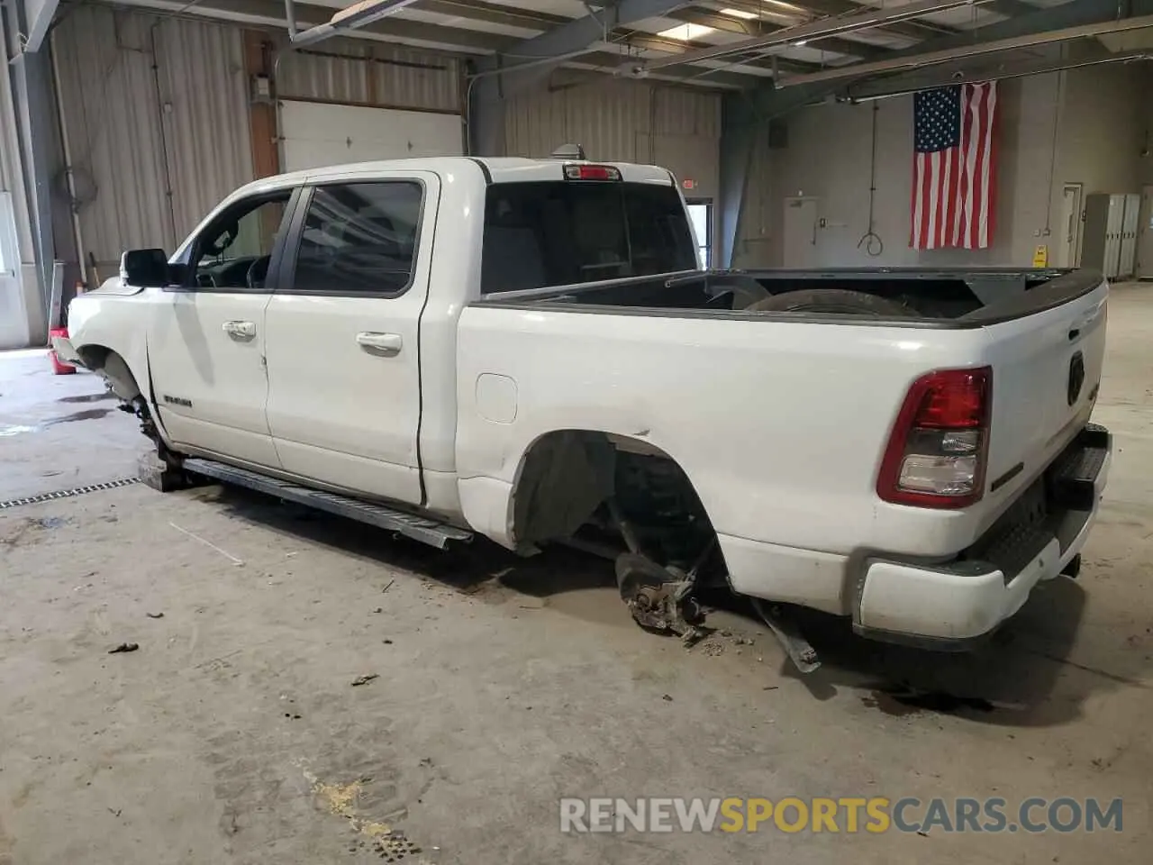 2 Photograph of a damaged car 1C6SRFFT0LN313955 RAM 1500 2020