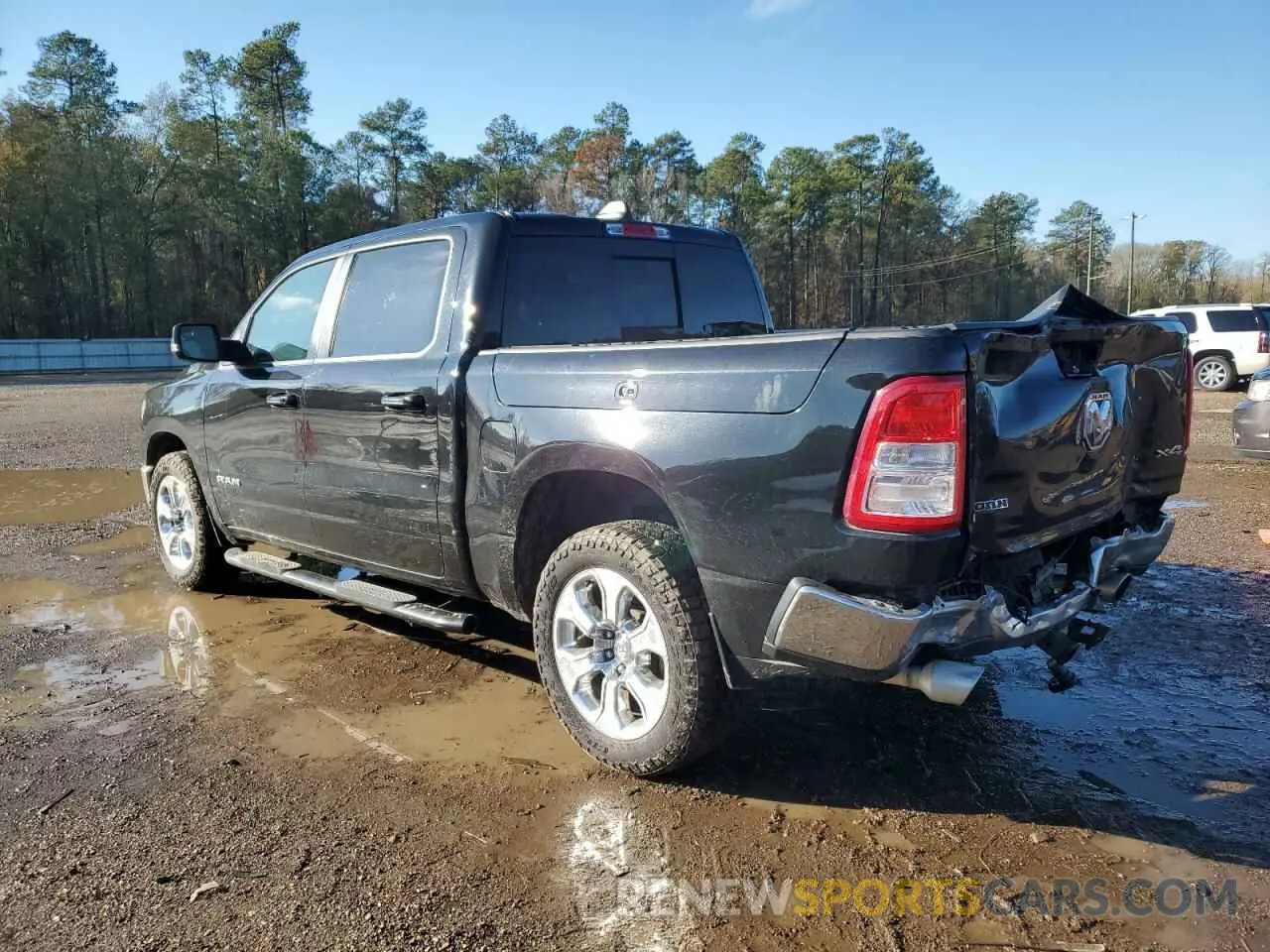 2 Photograph of a damaged car 1C6SRFFT0LN327418 RAM 1500 2020