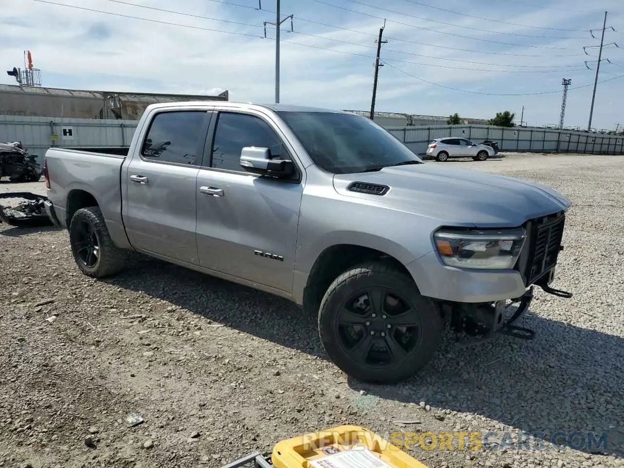 4 Photograph of a damaged car 1C6SRFFT1LN109486 RAM 1500 2020