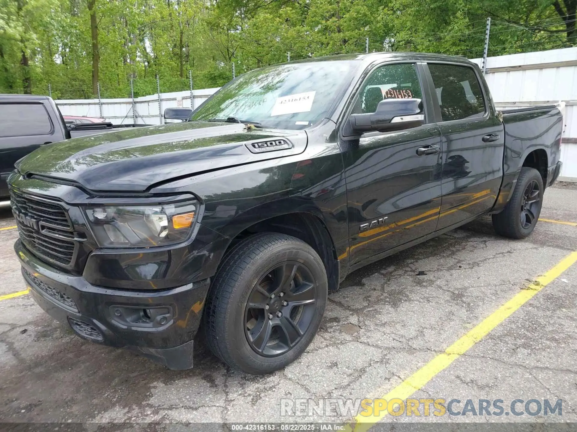 2 Photograph of a damaged car 1C6SRFFT1LN345619 RAM 1500 2020