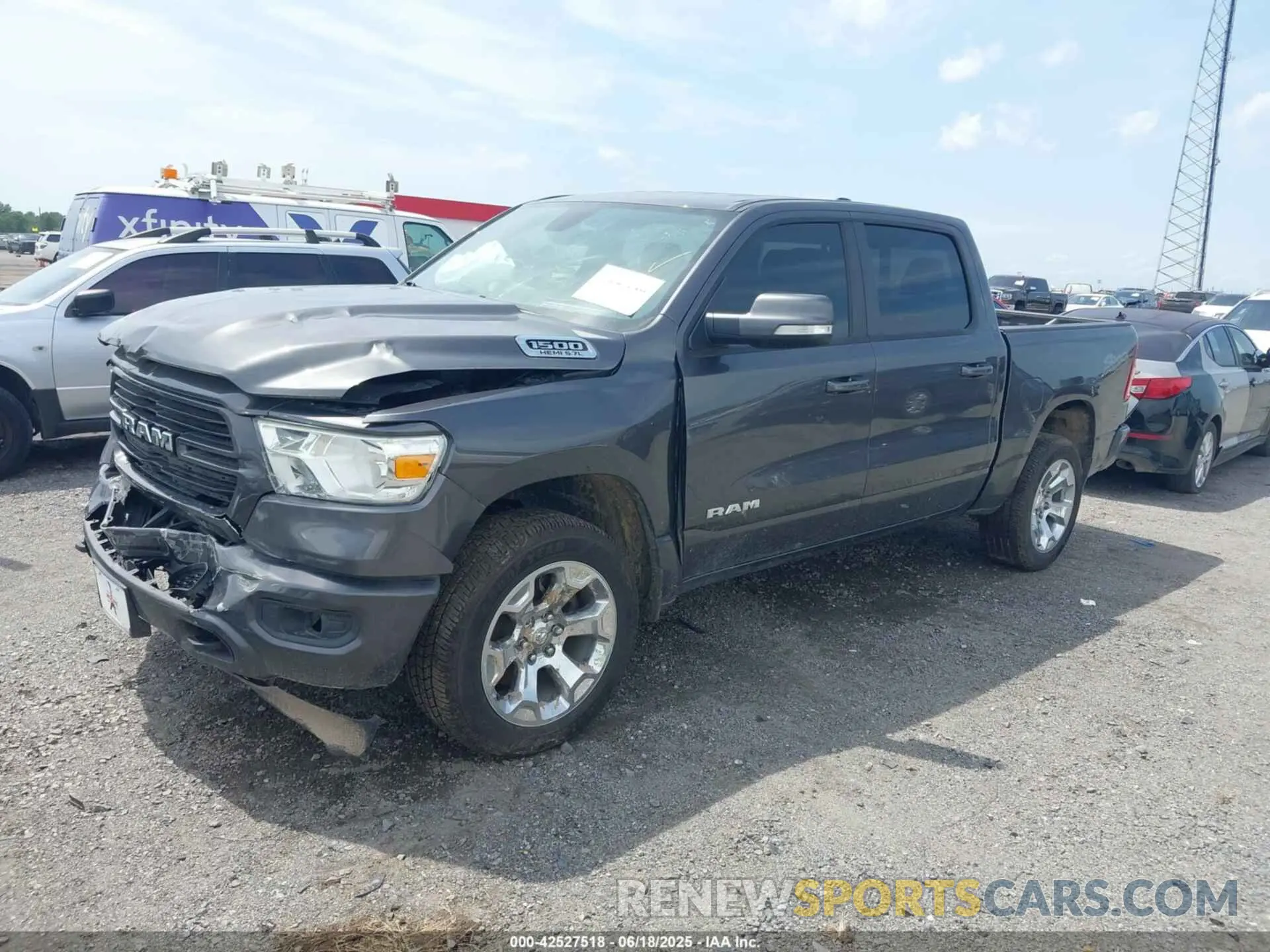2 Photograph of a damaged car 1C6SRFFT2LN103468 RAM 1500 2020