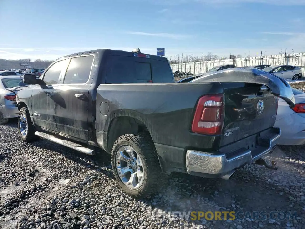 2 Photograph of a damaged car 1C6SRFFT2LN171768 RAM 1500 2020