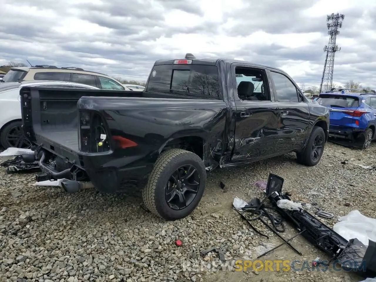 3 Photograph of a damaged car 1C6SRFFT2LN215879 RAM 1500 2020