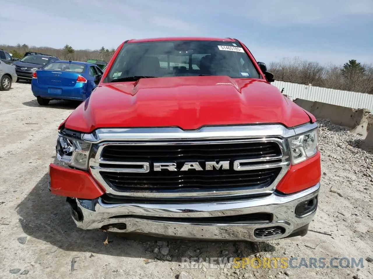 5 Photograph of a damaged car 1C6SRFFT2LN391170 RAM 1500 2020