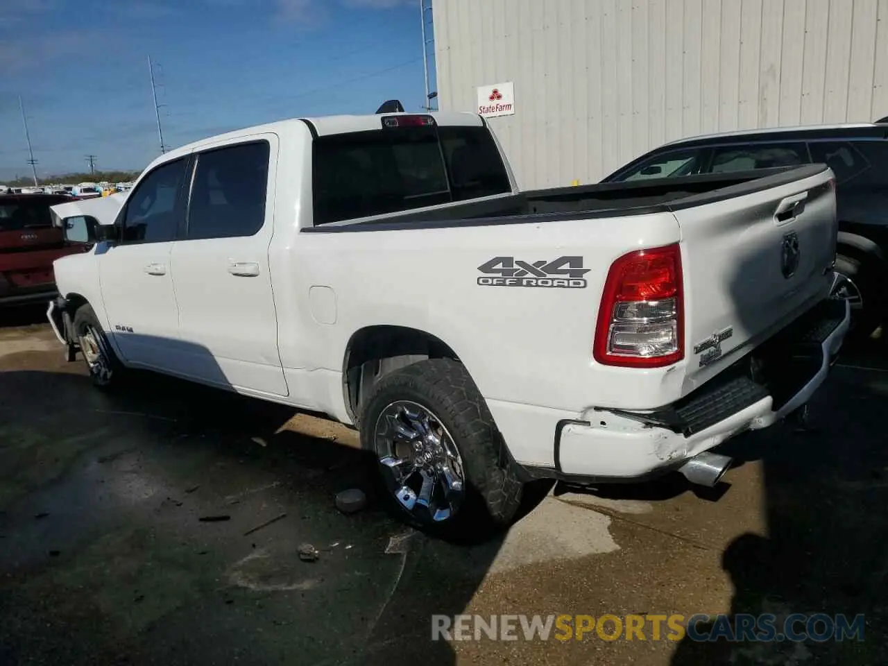 2 Photograph of a damaged car 1C6SRFFT3LN151643 RAM 1500 2020