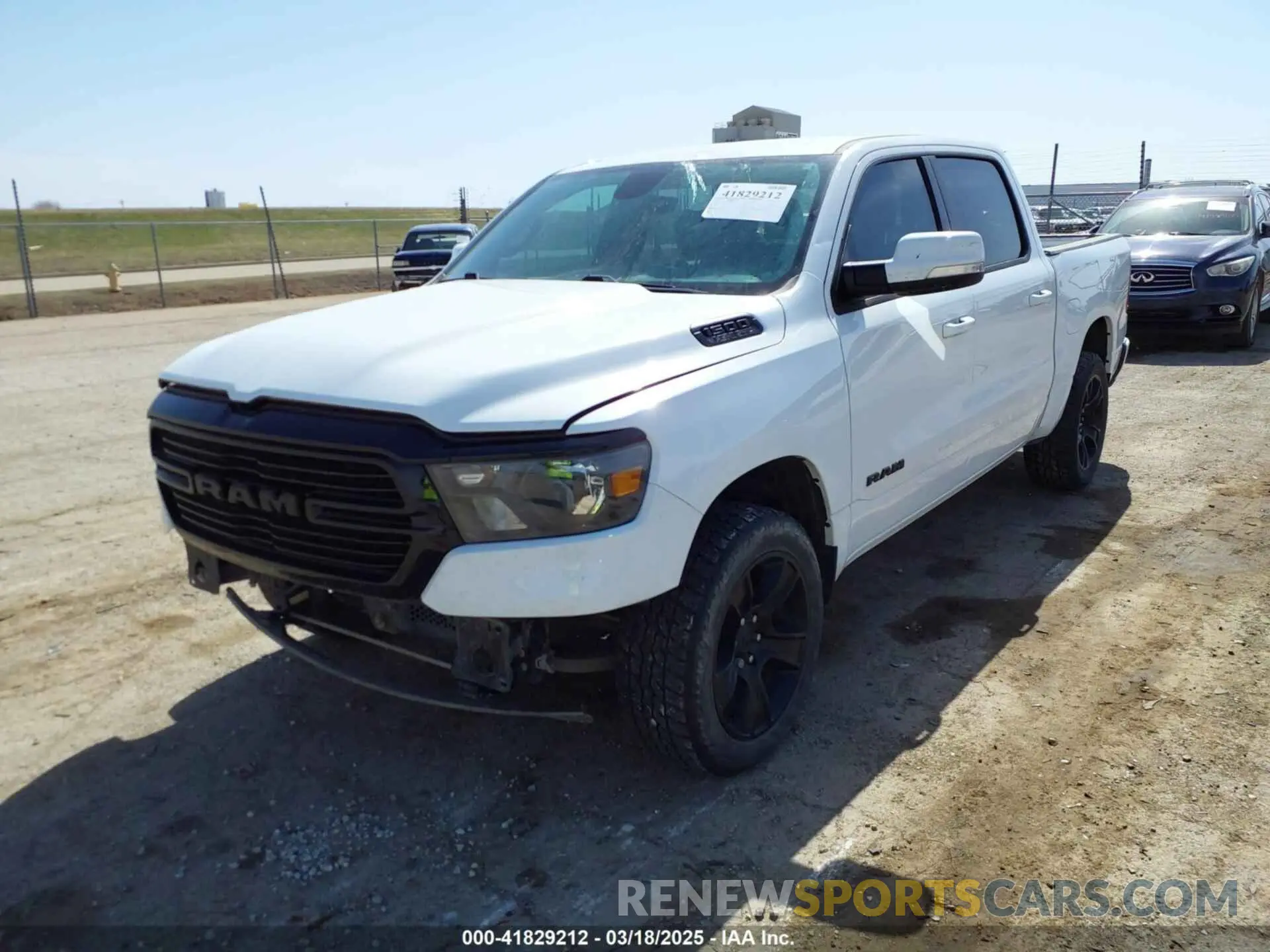 2 Photograph of a damaged car 1C6SRFFT3LN347291 RAM 1500 2020