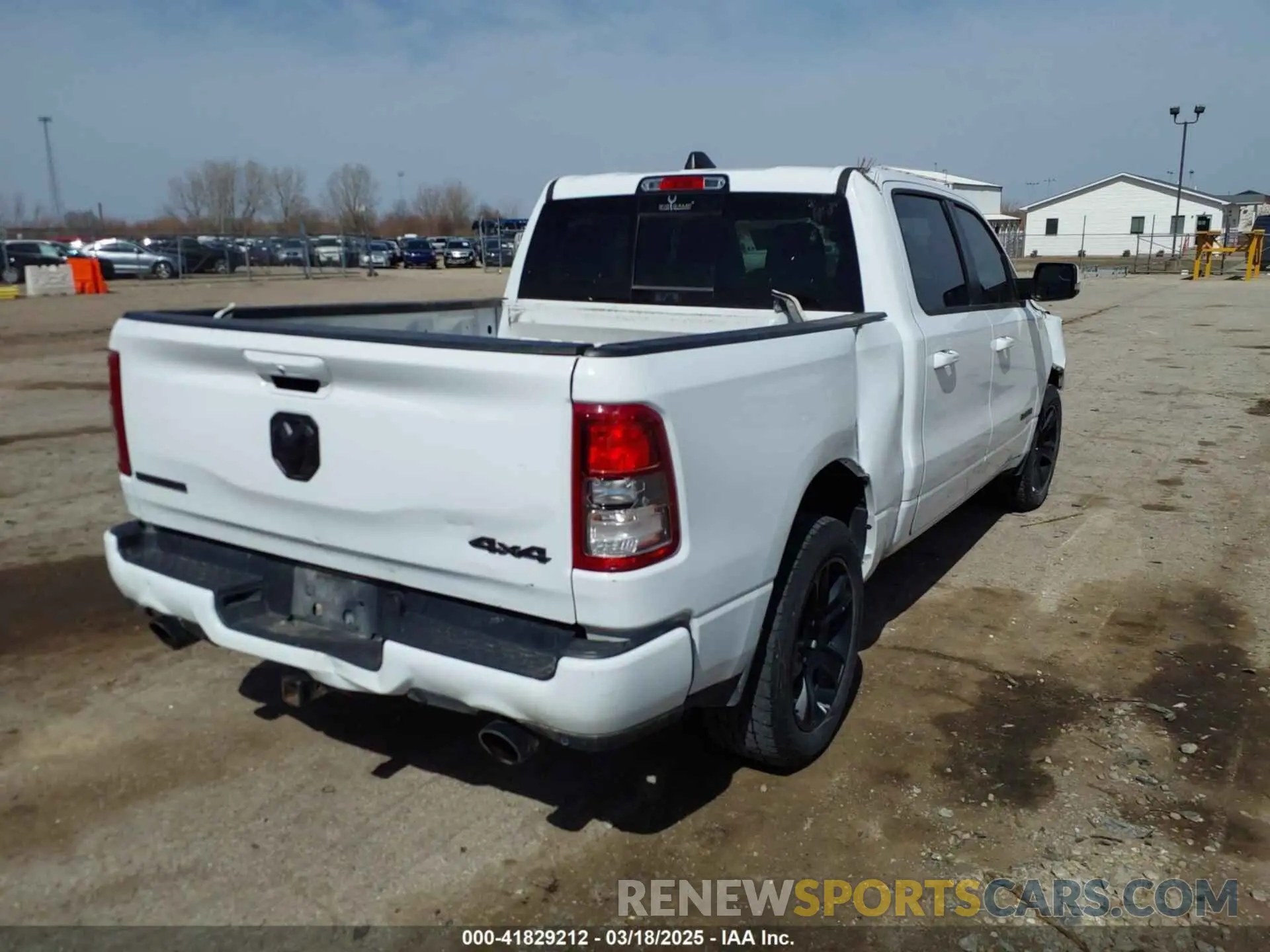 4 Photograph of a damaged car 1C6SRFFT3LN347291 RAM 1500 2020