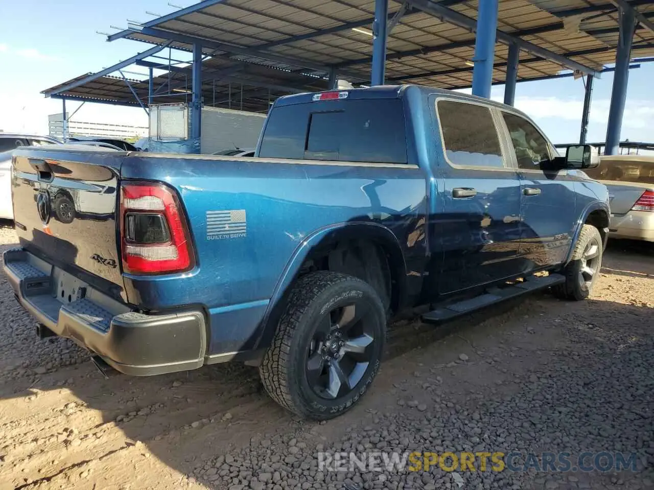 3 Photograph of a damaged car 1C6SRFFT3LN410700 RAM 1500 2020