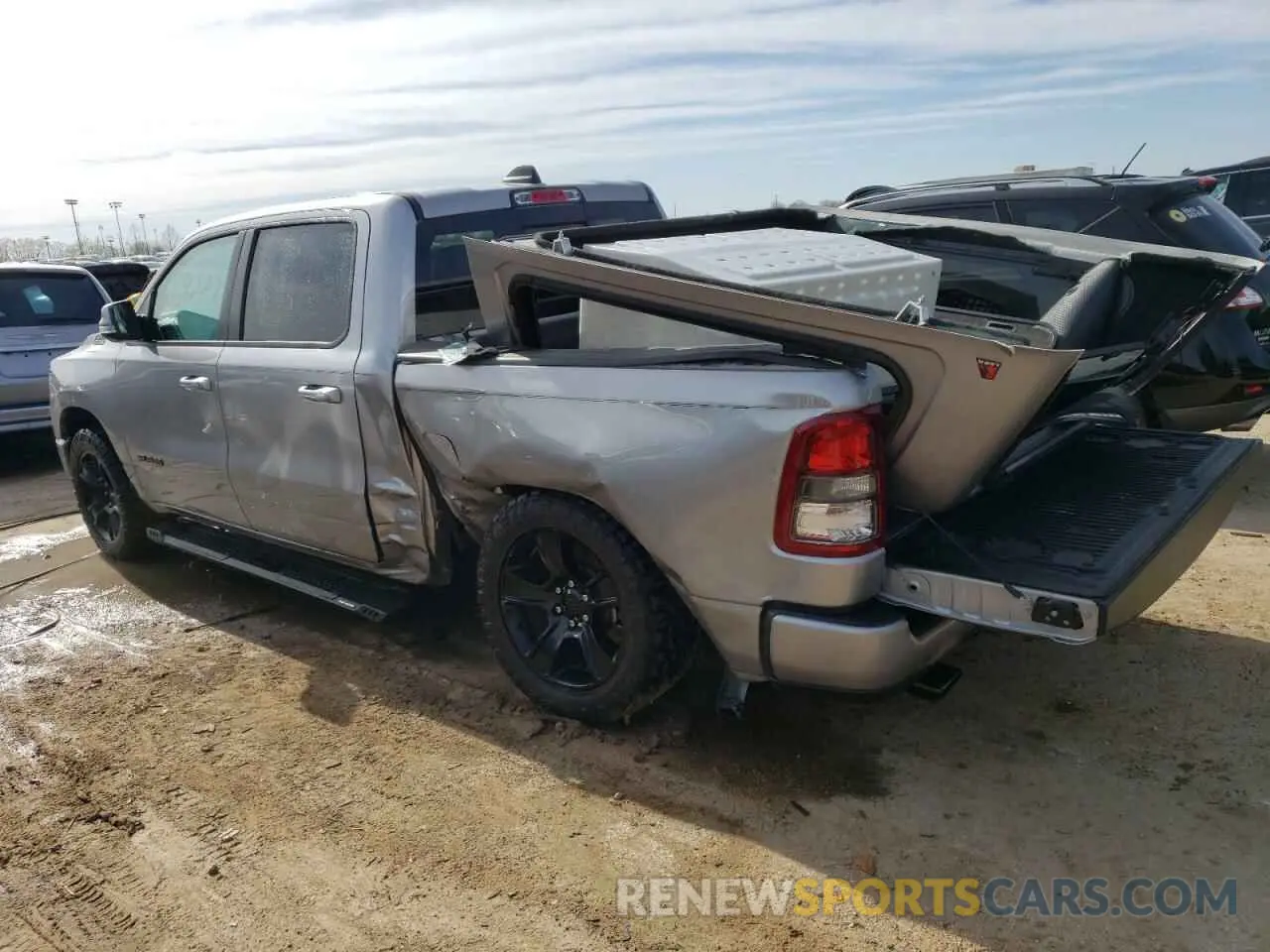 2 Photograph of a damaged car 1C6SRFFT4LN159377 RAM 1500 2020
