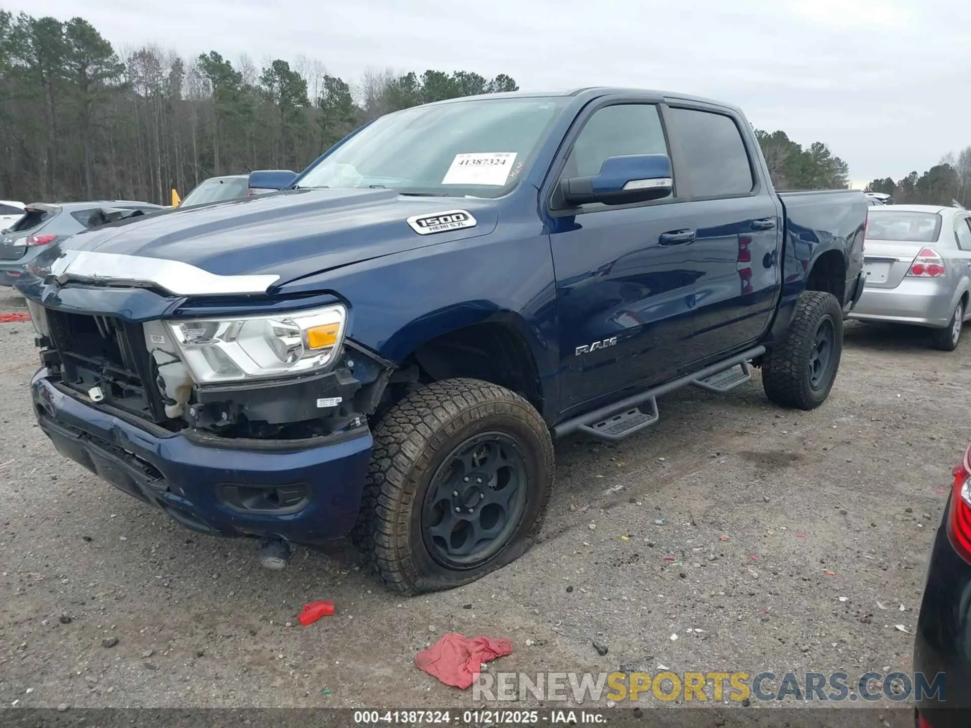 2 Photograph of a damaged car 1C6SRFFT4LN284329 RAM 1500 2020